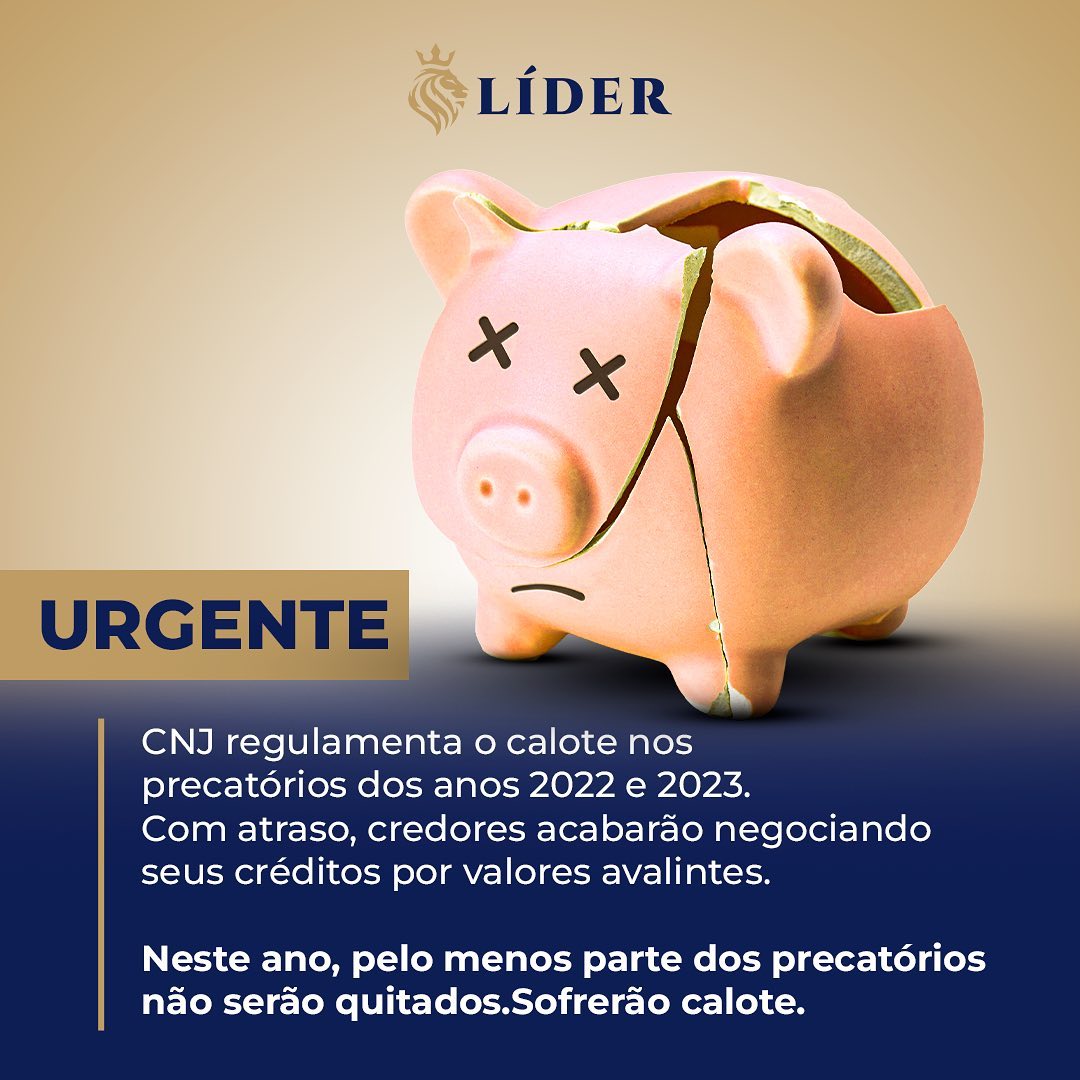 Você não recebeu seu precatório não pago de 2022? Você ainda vai esperar, Pois o governo não vai ter orçamento para todos neste ano. Os precatórios de 2023 apenas parte serão pagos, Mesmo os de natureza alimentar que gozam de prioridade.
O atraso dos pagamentos vai acumulando aos longos dos anos, Conselho Nacional da Justiça resolveu enfrentar o problema é editou a RESOLUÇÃO n°482 uma norma que regulamenta o atraso de em até mais de dois anos.
Se antes de 2019 o calendário dos precatórios federais eram pagos respeitando o prazo, com essas novas mudanças o governo irá usar as verbas dos precatórios para gastos com fins diversos.
Não deixe para realizar um sonho amanhã sendo que você pode realizar hoje!
Entre em contato com nossa equipe! 💡💵
#precatórios #previdenciário #advogada #advogado #precatoriosjudiciais #antecipacaoderecebiveis