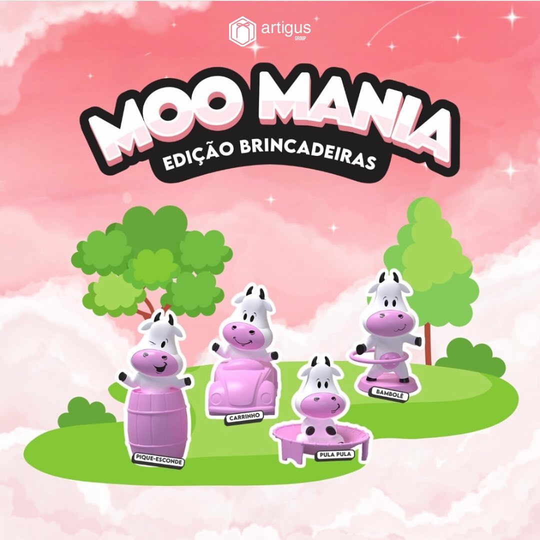 MOO MANIA - EDIÇÃO BRINCADEIRAS 🐮✨
1️⃣ Pique-Esconde - Escondida no barril, só esperando você achar!
2️⃣ Pula-Pula - Essa vaquinha adora dar uns saltinhos no trampolim!
3️⃣ Bambolê - Quem consegue rodar o bambolê igual a ela?
4️⃣ Carrinho - Vamos correr, dirigir e se divertir!
Mais uma produção Artigus Group, para orçamentos consulte o nosso comercial (11) 97092-1209📲
#artigusgroup #artigus #produtos #milkymoo