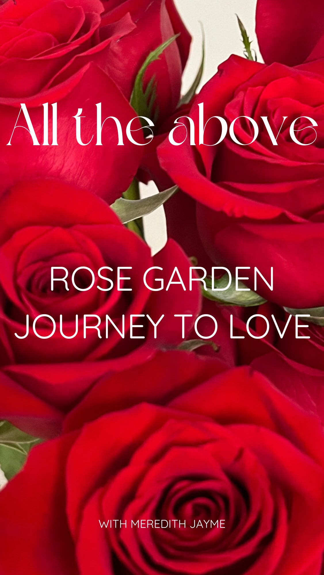 I was holding a red rose while recording this 🌹
Feeling so deeply into the energy of love and the connection to the rose in all her phases. Rooting, rising, blossoming, becoming. The thorns that are part of her story. The velvety softness of petals that confirm to us that “yes, he loves me.” The beauty of growing and intertwining with all of the roses growing in our garden. Symbols of love and devotion and so much more… 🌹✨❤️
🌹♥️ Inspired by the energy of the rose, this meditation journey connects you to the energy of the Earth, traveling through the chakras, leading to a Divine rose garden where you will meet with your beloved, soulmate, twin flame, or the one your heart has always been destined to find. A sacred invitation to feel love, remember love and live from love. 🌹♥️
Full journey on Spotify, Apple Podcasts and YouTube 🤍
#lovemeditation #meditation #rose #rosemeditation #love