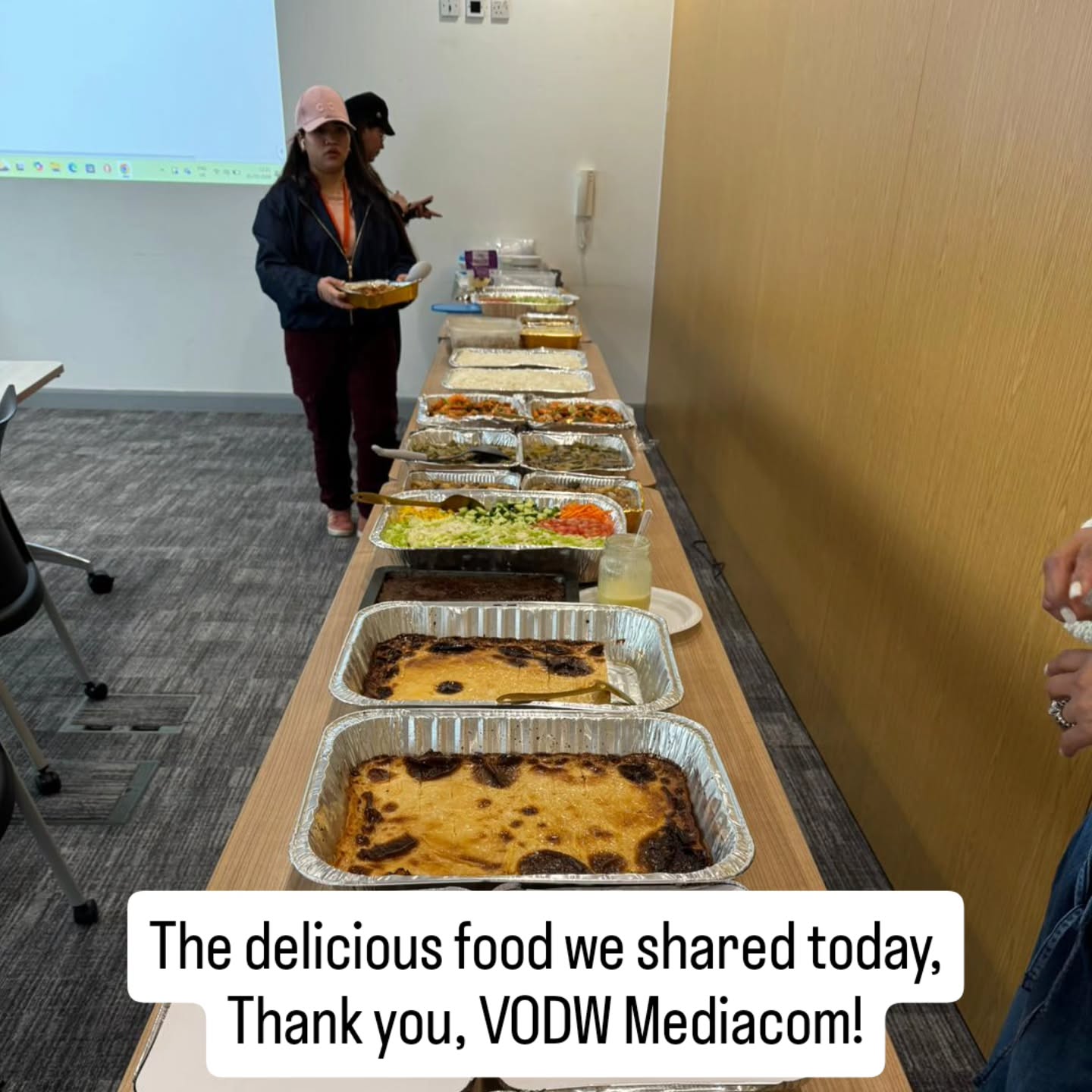 It's Mediacom working group members who prepared these delicious food. This group is our newsmaker. Watch out for their Newsletter edition this month.