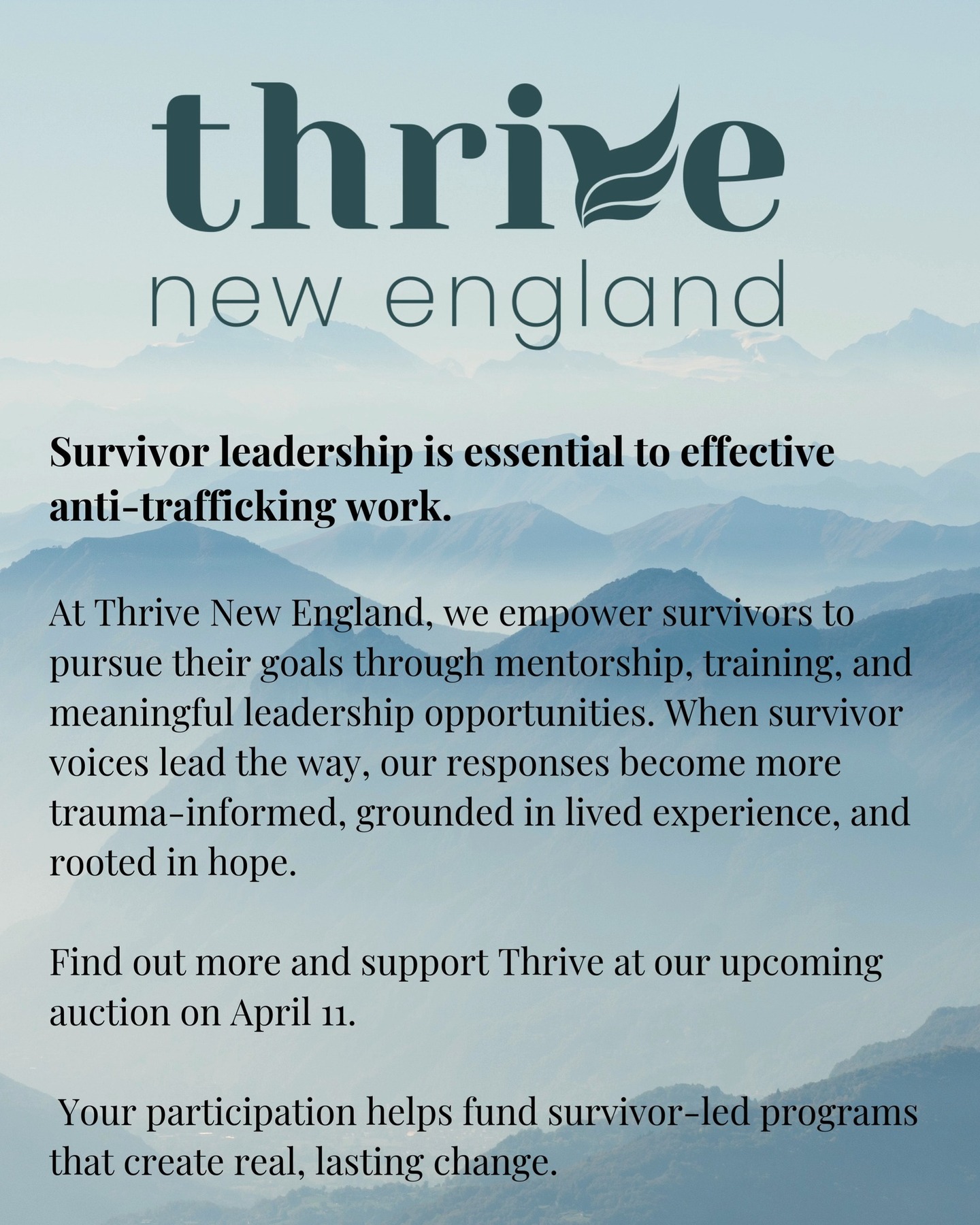 #THRIVENewEngland #everythingwedoisprevention #EndExploitation #SupportSurvivors