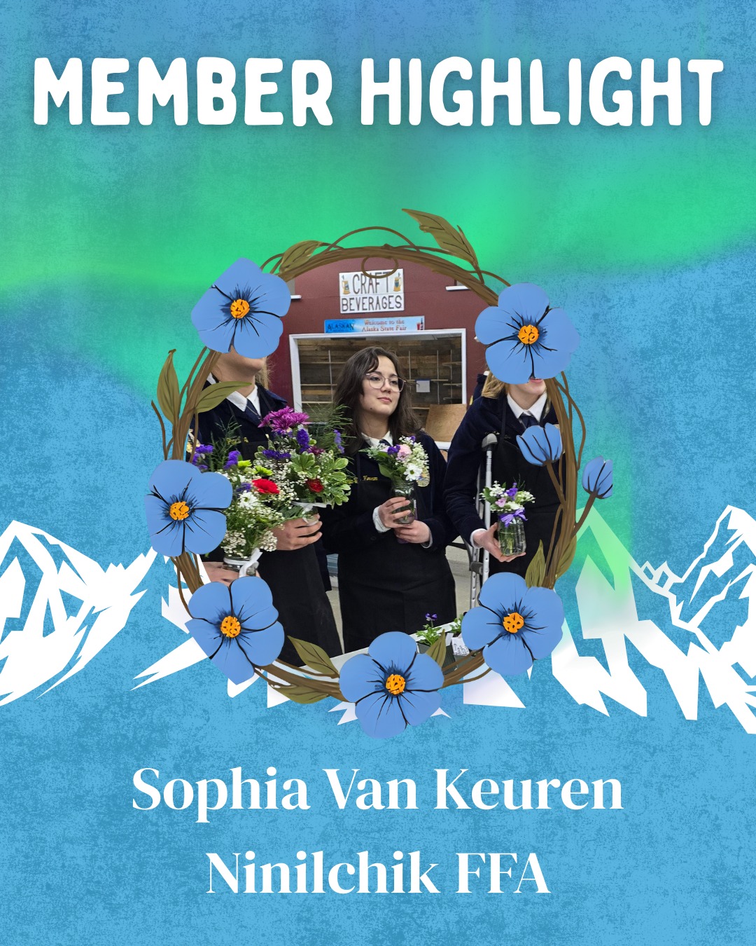 Member spotlight: Sophia Van Keuren from Ninilchik!
