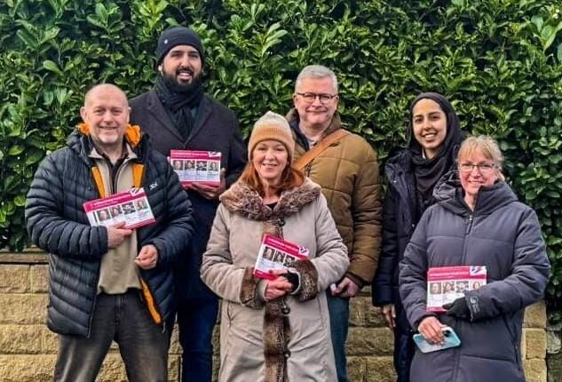 Great to be out and about in Odsal talking to local people with the Labour team including Cllr Faiz Illyas and Cllr Ralph Berry.