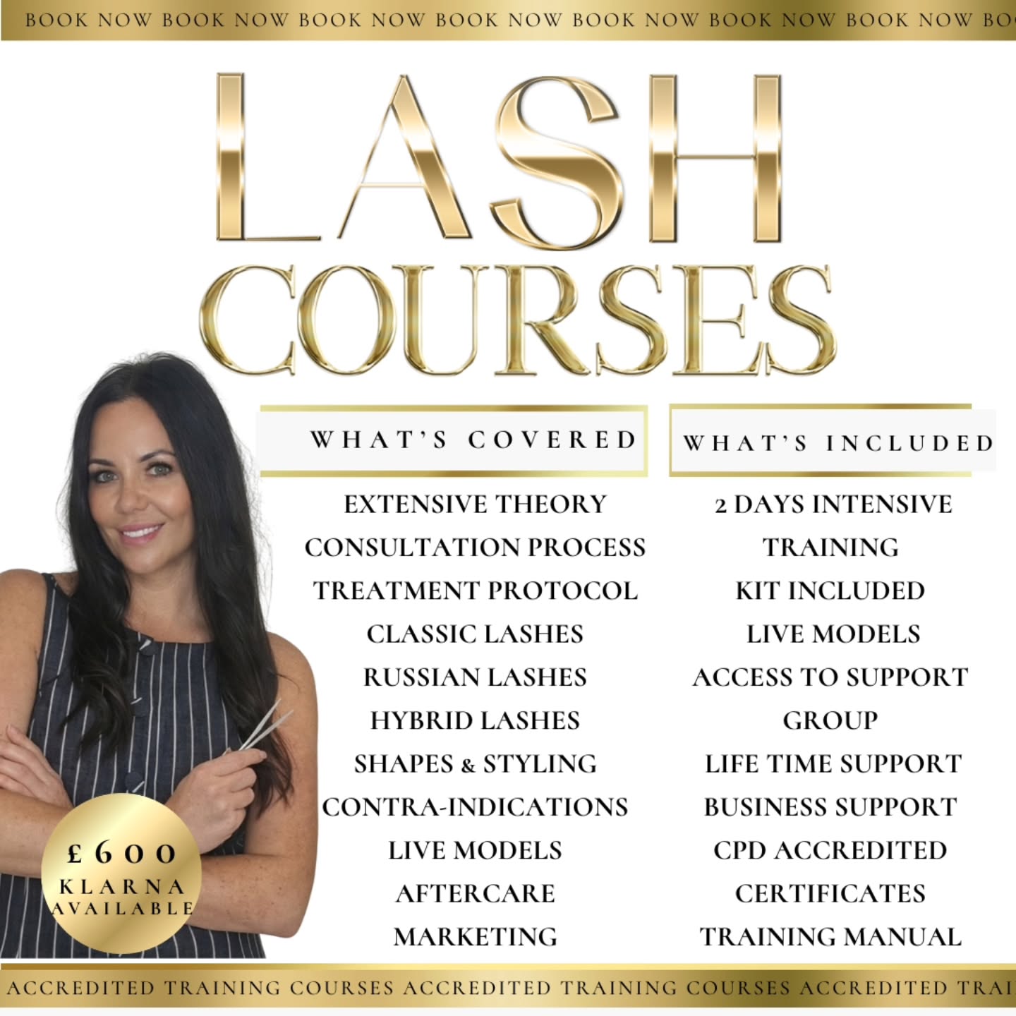 ✨ Lash Extension Training Course ✨
Ready to start (or level up) your lash career? Our intensive eyelash extension course covers everything you need to confidently offer classic, Russian & hybrid lashes
✔️ Extensive theory & consultation
✔️ Lash styling, mapping & aftercare
✔️ Live models
✔️ Kit included
✔️ CPD accredited certification
✔️ Business & marketing support
✔️ Lifetime support from our educators
📍 2-day intensive training
💳 Klarna available
🎓 Accredited & insurable
📩 DM us to book or
🔗 www.essexbeautyandaesthetics.co.uk
#eyelash #eyelashesextension #eyelashcourse #essexlashtechnician #essexlashes ##essexlashtech#basildonlashtech#basildonlashes#lashesonlashes#lashesonfleek#lashtrainingcourse