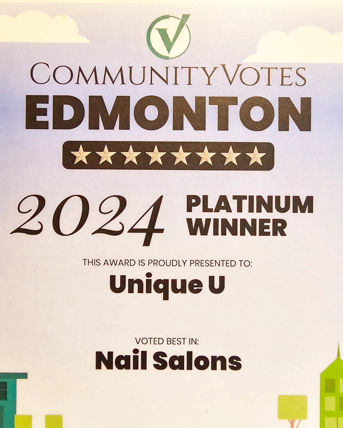 So I forgot to post how I ended 2024! A WINNER BABY!!
Thank you to everyone who supports me in my business it means a lot and because of you I am platinum in Nail salons in Edmonton ❤️
#yegnails #yegbusiness #yeg #edmontonnails #edmonton #winner #communityvotes