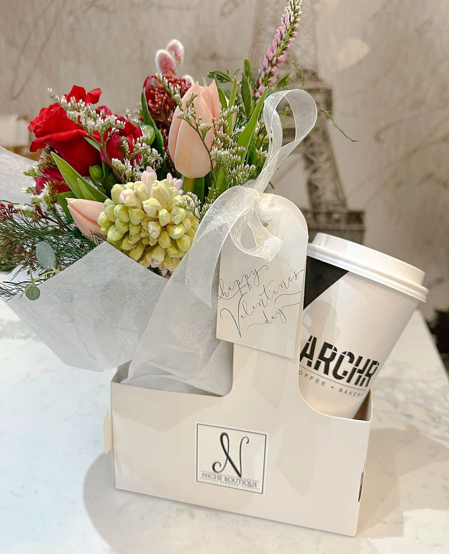 Hey everyone! We’re teaming up with Archr Coffee & Bakery for something special!
Make your Valentine’s Day a bit sweeter with our Niche Valentine's Arrangement, all wrapped up nicely, and comes with any large drink from Archr’s awesome menu.
We’ve got a limited number available for pre-order, so don’t wait too long!
This is totally perfect for treating someone special or just enjoying a little me-time. Cheers!
You can grab yours on February 14th only at Archr Coffee & Bakery, 20161 86 Ave A150, Langley, BC.
To place your order online, check out @archrcoffee and hit the link in their bio.