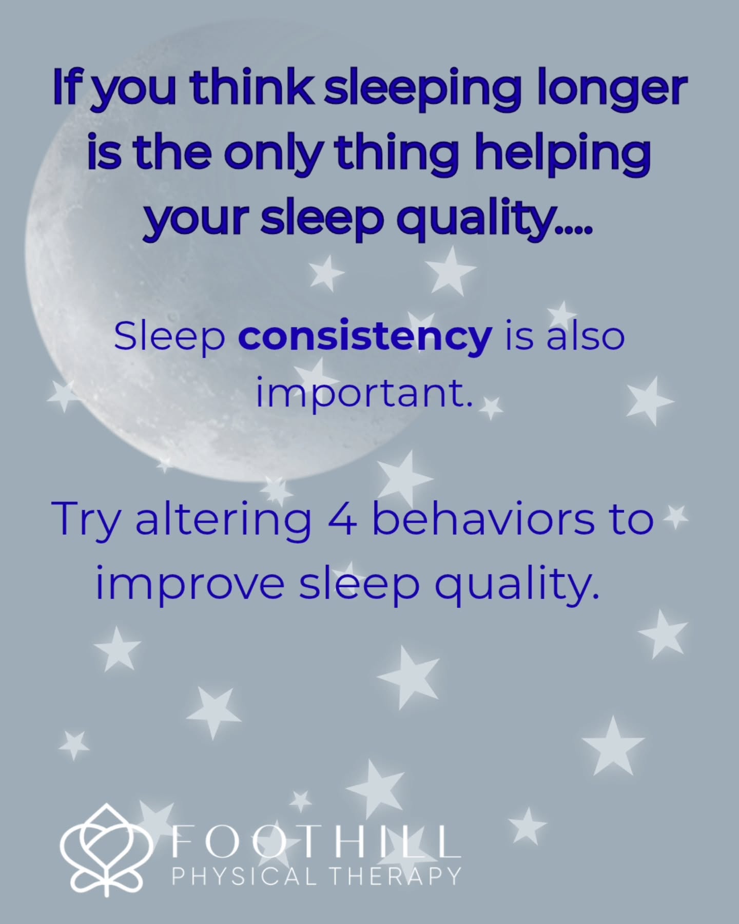 Trouble getting or staying asleep? Physical Therapy can help you manage obstacles like pain, positioning and appropriate activity/ behaviors to help.
Sleep duration is one aspect of sleep that is important, but sleep consistency is another variable we can’t overlook. Sleep consistency is defined as the consistency in sleep/wake cycles.
This study measured resting heart rate and heart rate variability to determine changes in cardiovascular and parasympathetic function. Changing the 4 Core Behaviors was associated with improved sleep consistency, cardiorespiratory fitness, and parasympathetic activity.
A lower resting heart rate shows healthier cardiovascular function. (Think: a more efficient heart needs less beats to circulate the same amount of blood)
A higher heart rate variability shows greater resilience to physiological and environmental demands as well as better emotional regulation.
Four Core Behaviors to improve sleep consistency:
💕Encouraging exposure to morning sunlight could increase the strength of the circadian oscillator, a key contributor to sleep timing.
💕Restricting food intake to a fixed set of daytime hours could limit the impact of feeding-associated sympathetic activation that can interfere with sleep initiation.
💕Zone 2 exercise can increase feelings of relaxation and reduce anxiety, facilitating sleep onset.
💕Breathwork can reduce anxiety and thereby facilitate sleep onset.
Kristen E Holmes, Jeongeun Kim, Finnbarr Fielding, Jamie M Zeitzer, William von Hippel, Four core circadian behaviors that improve cardiorespiratory fitness through consistent sleep, Sleep, 2025
#americanheartmonth #SleepHealth #SleepTips #physicaltherapy #breathe