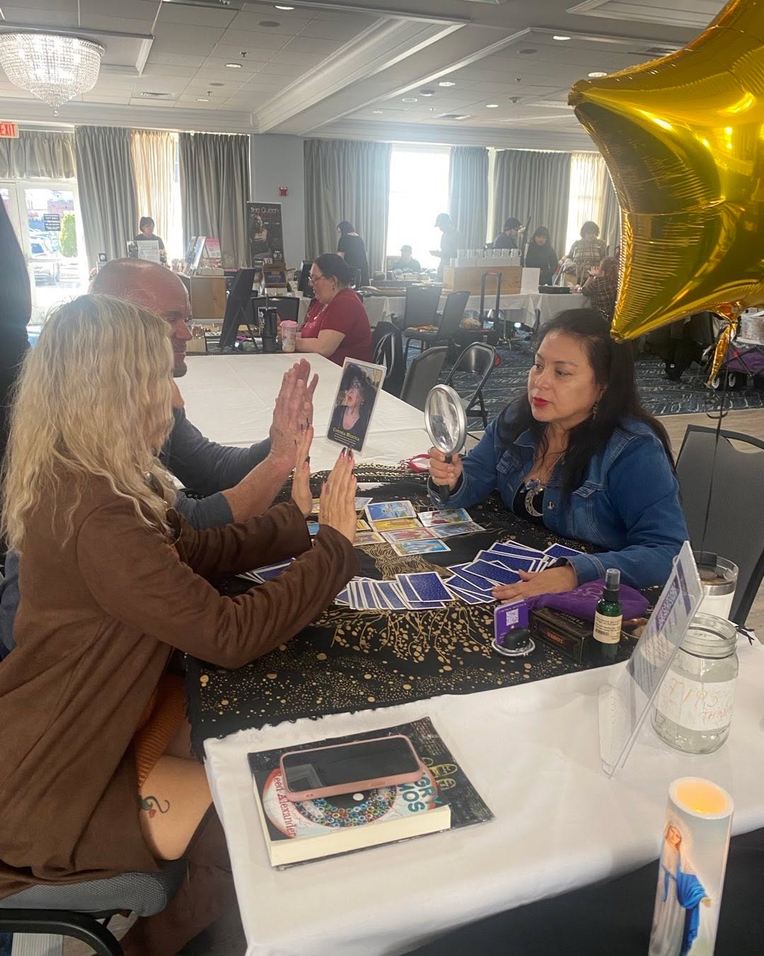 Couple palm reading in Salem MA