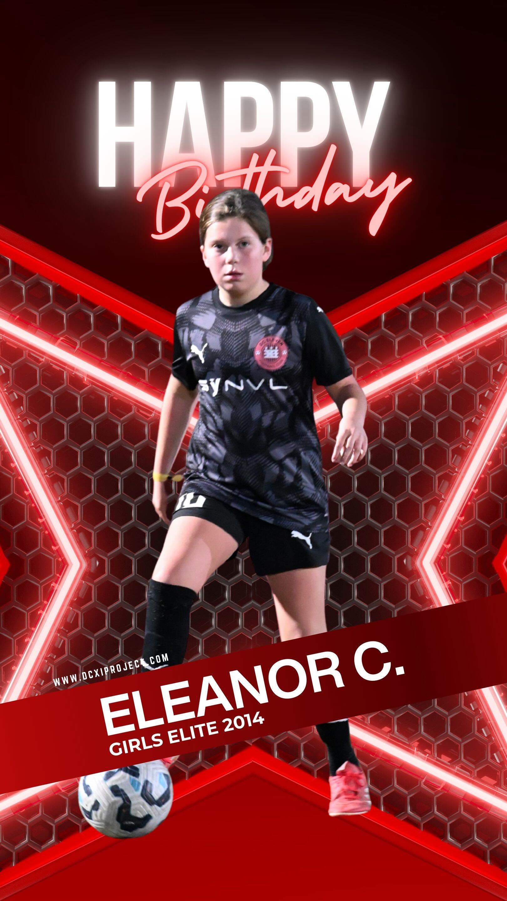 Happy birthday, Eleanor!
Keep pushing boundaries and reaching new heights! 🎉💪
.
.
.
.
#EliteSoccerDC #EliteSoccer #HappyBirthday #SoccerPlayer #girlsinsoccer