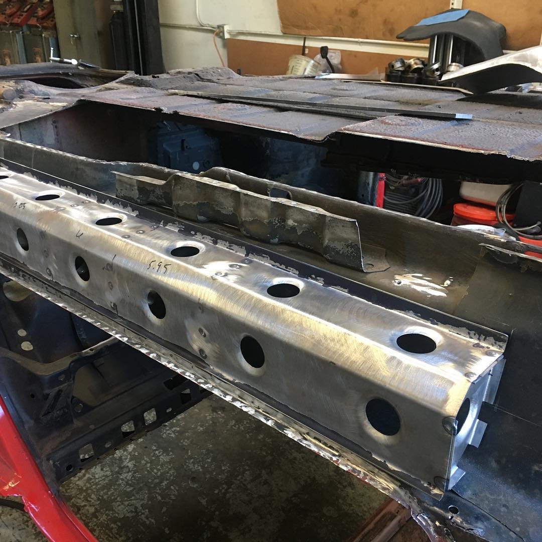 Longitudinal reinforcement continues... #porsche911 #burnhamperformance