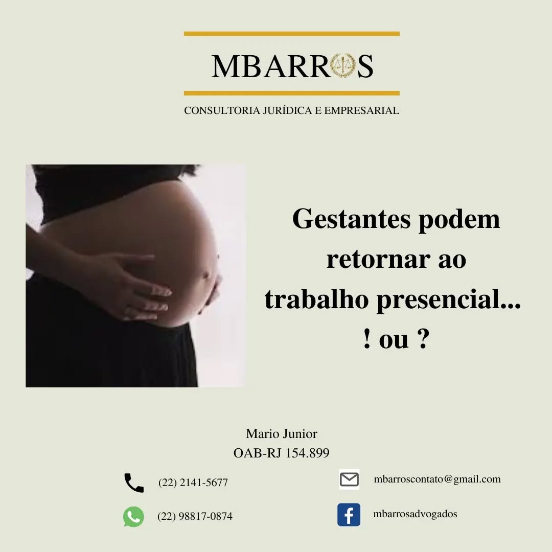 Gestantes podem retornar ao trabalho presencial... ! ou ?
Foi publicado hoje (10/03/2022) a Lei 14.311/2022 que altera a Lei 14.151/2022, permitindo a empregada gestante retornar ao trabalho presencial em 03 situações:
1 - Após o encerramento do estado de emergência de saúde pública;
2 - Após sua vacinação contra o coronavírus, a partir do dia em que o Ministério da Saúde considerar completa a imunização;
3 - Se a gestante se recusar a tomar vacina e, neste caso, assinar termo de responsabilidade para exercício do trabalho presencial.
Importante ressaltar que:
- Ainda não há previsão para encerramento do estado de emergência de saúde pública;
- O Ministério da Saúde considera que a vacinação está completa após duas doses da vacina, segundo o Plano Naconal de Operacionalização da Vacina (até a 12ª edição publicada em Fevereiro-2022);
- Caso a gestante opte por não tomar as vacinas, e não queira assinar o referido Termo de Responsabilidade, seu empregador não poderá obrigá-la a assinar.
Ou seja, após demora em tratar o impasse, a nova lei não resolve o problema: se por um lado é correto assegurar a empregada gestante o direito de recusar em tomar a vacina, por outro lado permitir se negar a assinar o termo de responsabilidade e, assim, escolher não voltar ao trabalho, mantendo o seu salário pago pelo empregador, nos parece um equívoco...
Na prática, muitas empresas que não possuem necessidade ou demanda para trabalho remoto (ex. centros comerciais), continuarão pagando os salários das empregadas gestantes
sem qualquer contraprestação.
E, se o governo não pode assumir mais essa conta (salário das gestantes que não querem retornar ao trabalho presencial), mantém-se para as empresas. Afinal, é o "risco do negócio" defendem aqueles que jamais assumiram a gestão de qualquer instituição em nosso país.
**************
www.mbarrosadvogados.com.br
#direito
#trabalho
#empresarial