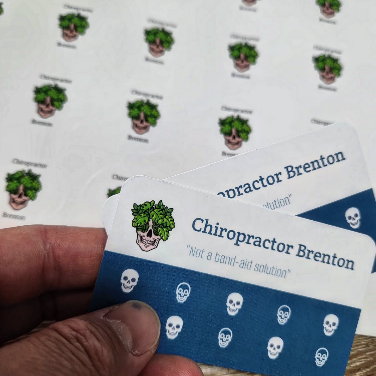 Business cards & stickers
Coming soon . . .