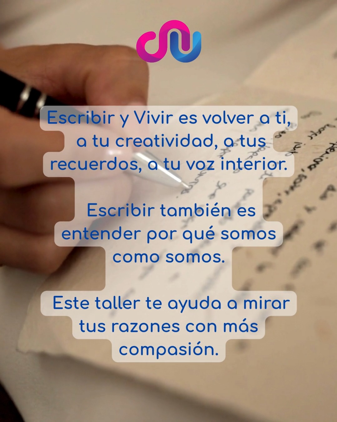Te puedes inscribir vía WhatsApp:
1.720.893.0371
#dnu #deshaciendonudos #bouldercolorado #tallerescritura