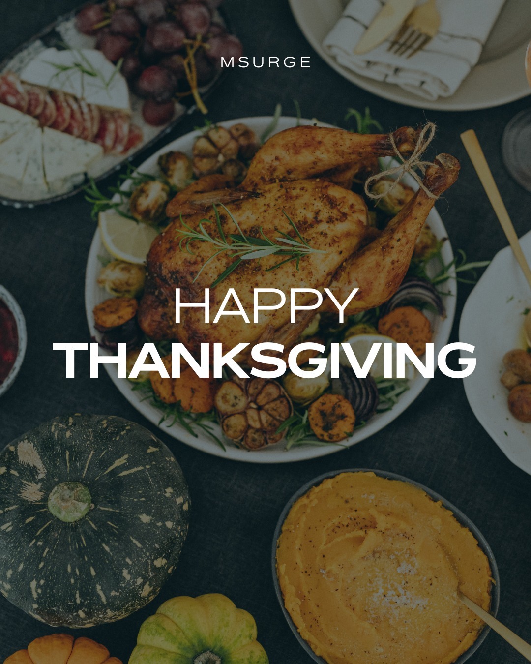 Wishing you a very happy Thanksgiving! 🍗🍽️🧡