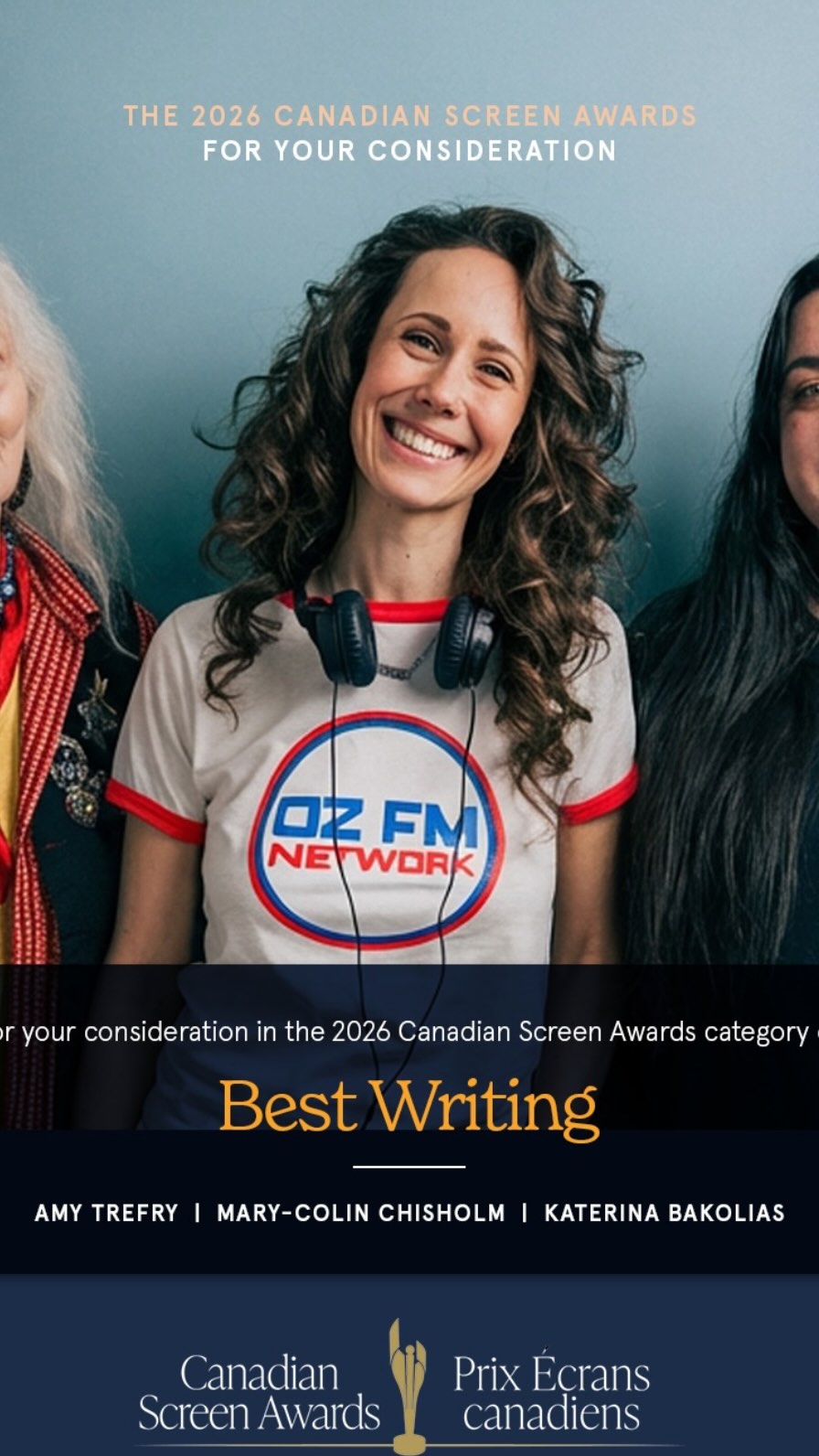 Ah the life of a writer…it’s not for everyone.
Our For Your Consideration campaign for the Canadian Screen Awards is coming to an end this week. @amy.trefry , @marycolinchisholm , and I are being considered for Best Writing in the Web Series category for our work on @goodgrief_series ✨🎬💙
#canadianscreenawards #goodgriefseries #webseries #comedy #queerjoy