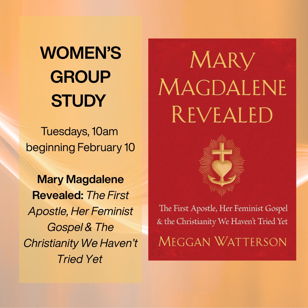 Join us as we explore Mary Magdalene Revealed by Meggan Watterson. Dive into the "First Apostle's" feminist gospel and discover a powerful, different perspective on the teachings of Christianity.
When: Tuesdays at 10:00 AM
Starts: February 10
Details: We’ll go verse-by-verse through the Gospel of Mary to find a story of love and empowerment.
📖 Note: You can purchase the book wherever books are sold.
We can’t wait to see you there!
#WomensBibleStudy #MaryMagdalene #SpiritualGrowth #FaithCommunity #DivineFeminine