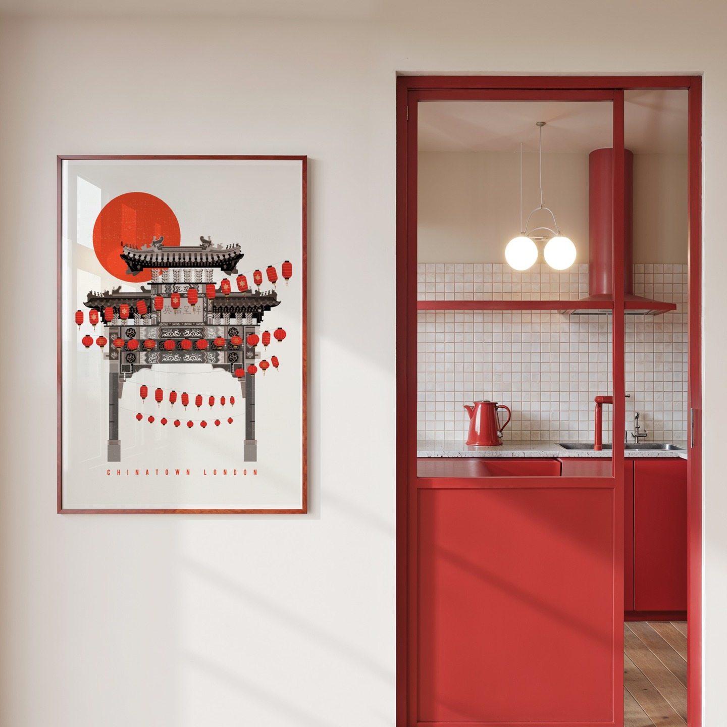 Pretty in red. Paper Lanterns, Chinatown London.
It's been a while since I've posted just an image. How Instagram used to be before reels hooks and trends and saying the right things for *engagement*
I used to bike to Holborn (back in the day) and try a different route or alleyway through Chinatown and Covent Garden in search of interesting street art or architecture to illustrate.
This mammoth arch is of course the ultimate showstopper. I made this in shades of grey for the red lanterns to pop out, and for a bold graphic look to a very traditional structure.
#chinatownlondon