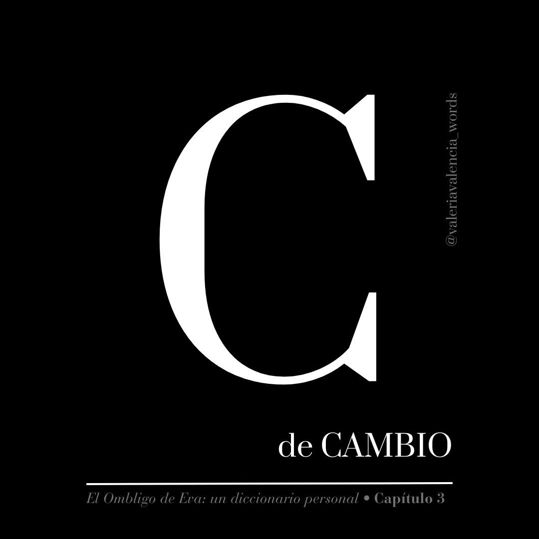 El significado etimológico de la palabra «cambio» deriva del verbo en latín cambiare o trocar, que en la antigua Roma significaba realizar un intercambio o trueque (Corimas, 122).
El Ombligo de Eva: un diccionario personal (página 33). Link de compra en la bio.
•
•
•
#etimología #cambio #libro #librorecomendado #cambiodeaño #añonuevo #2025
#escritor #escritora #miprimerlibro #elpoderdelaspalabras #nuevoaño #cambiodeaño #libro2025