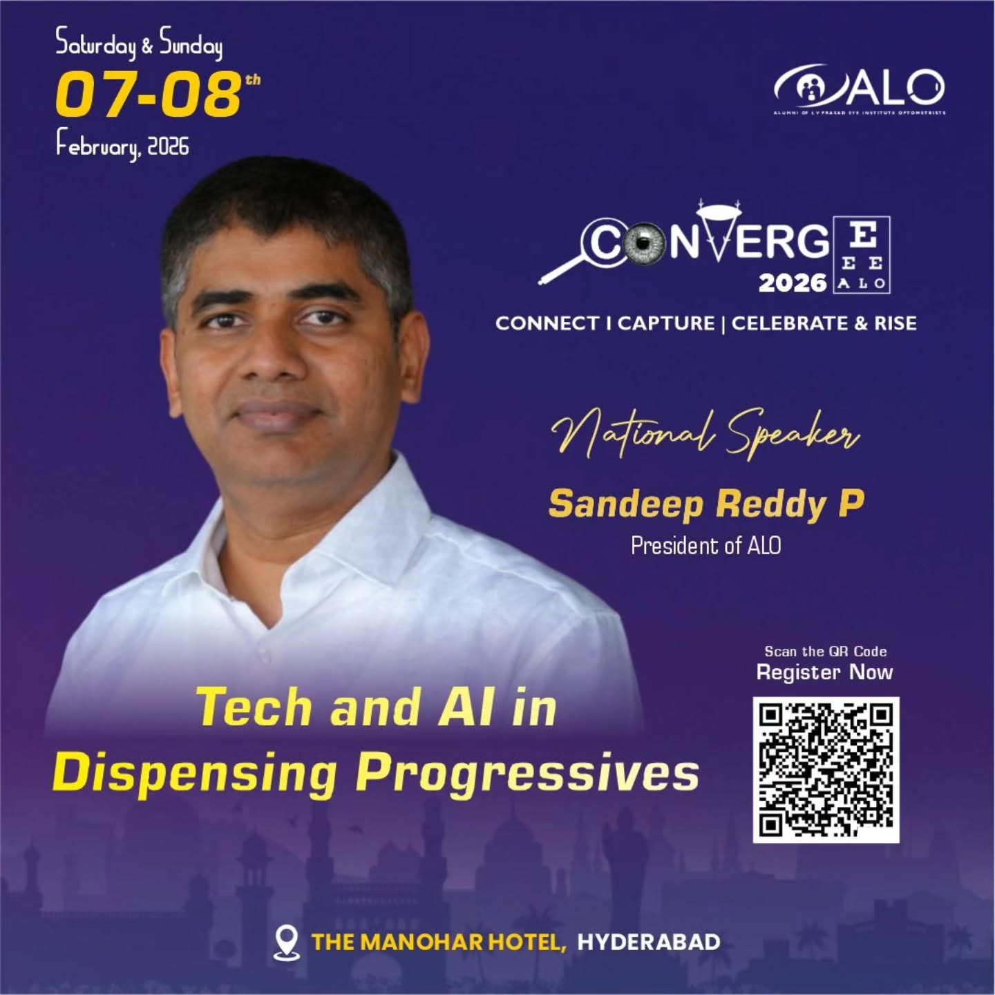 Hey there! Still not registered? We have an exclusive session on "Tech and AI in Dispensing Progressives" —don’t miss out!
🗓️ 7 & 8 February 2026
📍The Manohar Hotel, Hyderabad
Register Now: https://pages.razorpay.com/Converge2026.earlybird