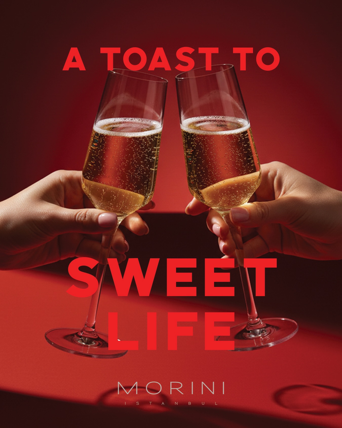 A toast, done the Morini way.