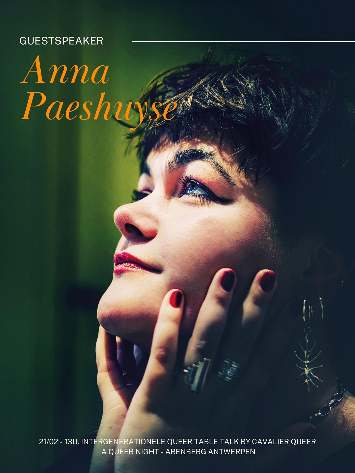 @annapaeshuyse vertrekt vanuit haar onderzoek naar anti-genderbewegingen en haar ervaring als voormalig VN-jongerenvertegenwoordiger. In haar werk maakt zij zichtbaar hoe verschillende vormen van onderdrukking strategisch op elkaar inspelen, en hoe dezelfde machtslogica klimaatonrechtvaardigheid, anti-LGBTQIA+ wetgeving en mensenrechtenschendingen met elkaar verbindt. Anna is een gastspreker in onze intergenerationele queer table talk over ‘Intersectionaliteit’ op 21/02 om 13u in @arenberg_antwerpen voor A Queer Night. Gratis, maar wel even inschrijven via de link in onze bio. Andere gastsprekers zijn @rachida_nzhsv en @derozebink Moderatoren zijn @josefien_ en @marijn8en. Intro by @biemdhondt
Kom af!!
De IQTT’s worden gefilmd en gefotografeerd. Met steun van verschillende culturele en erfgoed instellingen en de Vlaamse Overheid.
Pic by @marijn8en
#table talk #aqueernight #intersectionaliteit