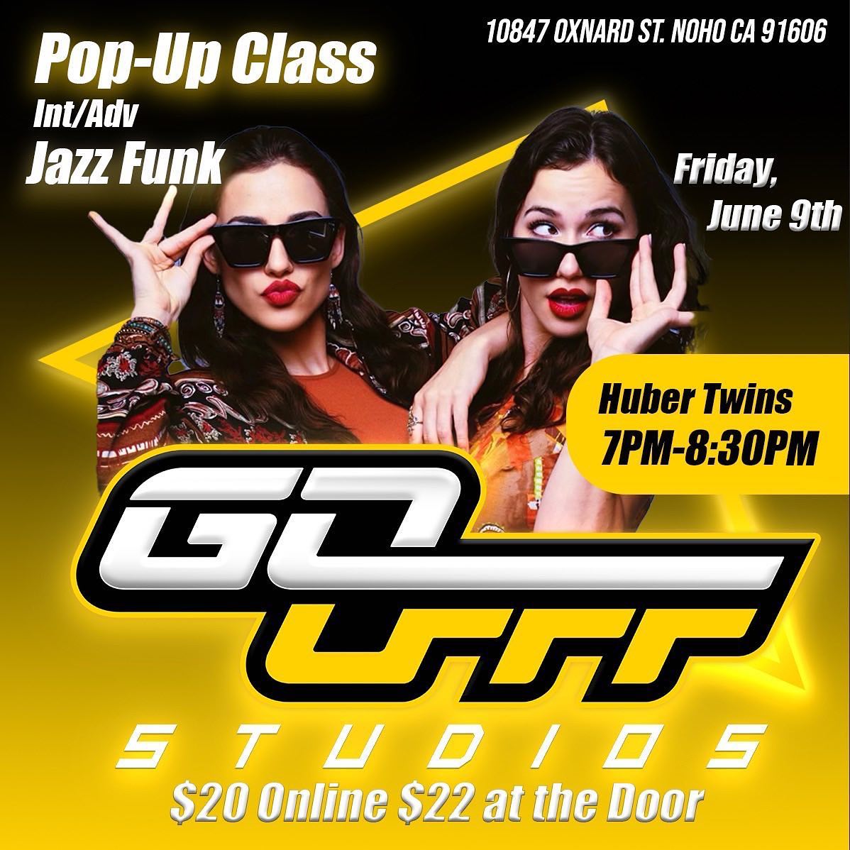 That’s RIGHT!🪩 Ya girls are teachin’ their first class in LA Friday night & we wanna see YOUR beautiful face there!
Big big love, now let’s boogie.🥰💃🏻🕺🏽
Friday 6/9 Int/Adv JazzFunk
7pm-8:30pm
$20 online - $22 at the door
(Or sign-Up w/ their App 'Go oFFF Studios')