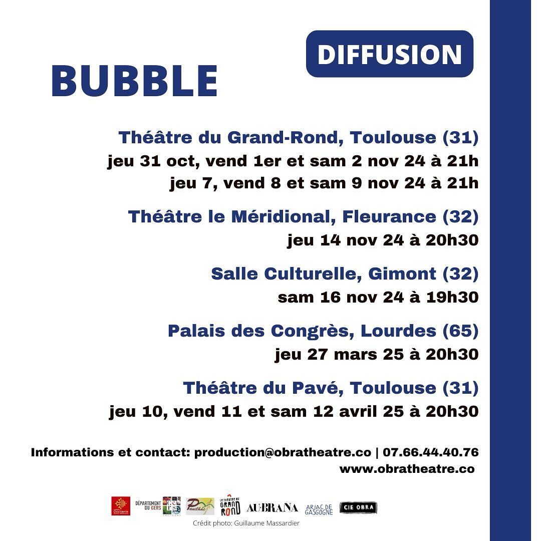 Our new solo show Bubble is coming soon!