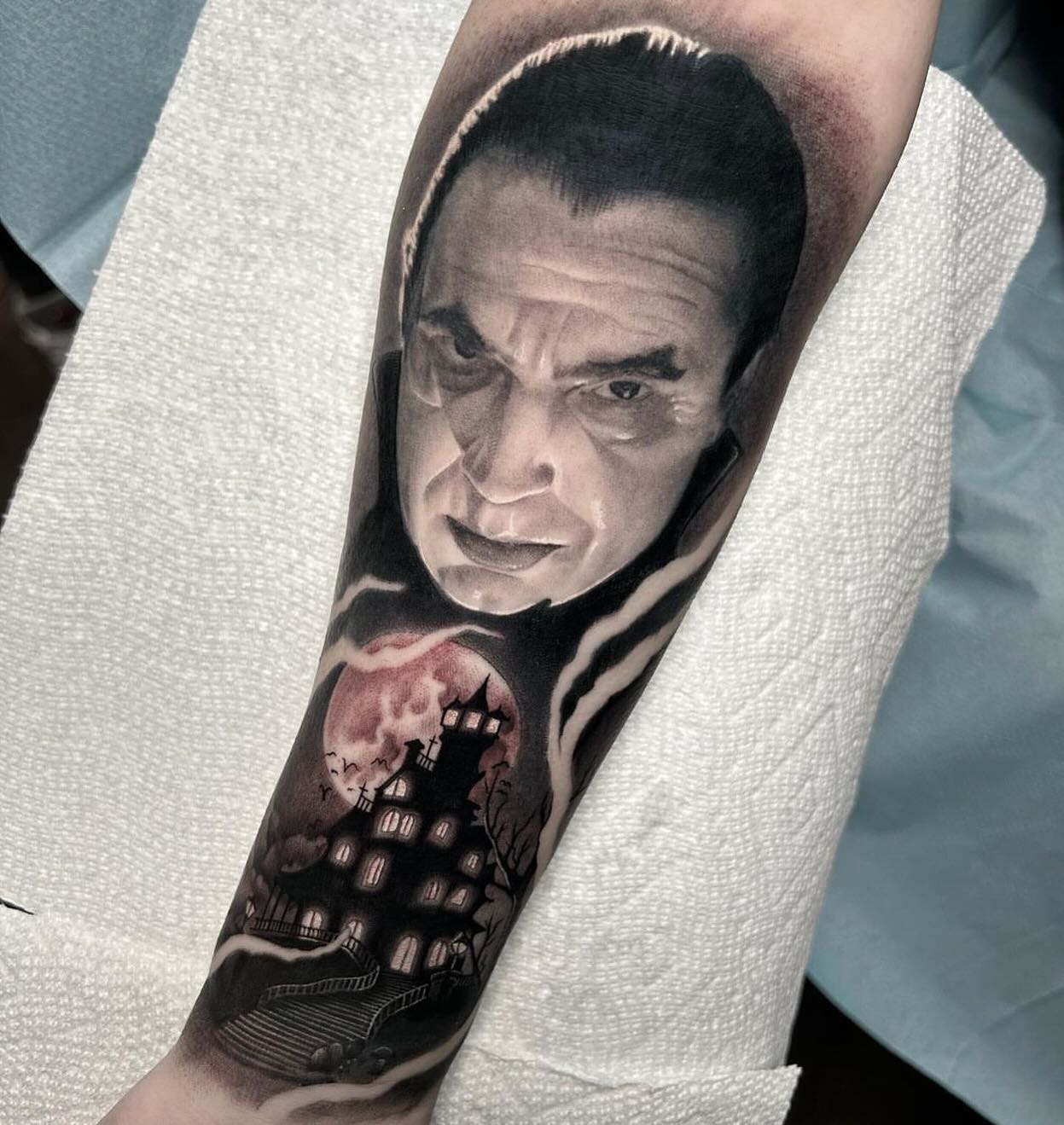 Tattoo by @hayleygallaghertattoo . To schedule with Hayley please visit our website WWW.STAYTRUEOHIO.COM