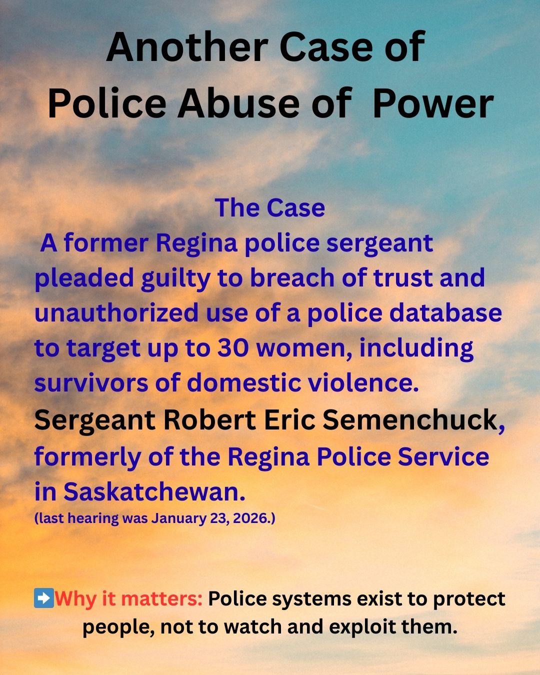 Police misconduct taught us this truth: When oversight disappears, public safety collapses.
The same dynamics exist in corrections, only behind walls, out of sight, and with even fewer protections. Abuse thrives where transparency is absent, and accountability cannot depend on individuals risking retaliation to expose harm.
If we care about safety, we must examine the systems that hide violence, not just the people harmed by it.
We have already learned that secrecy does not create safety. It creates impunity. Where misconduct is hidden, harm spreads outward, affecting not only those directly impacted but the public at large. Corrections follow the same pattern, yet with fewer witnesses, fewer safeguards, and greater power imbalance.
Public safety is routinely framed as a matter of enforcement, yet history shows the opposite: when systems operate without transparency, harm flourishes. Corrections operate under the same logic, often with even less visibility. When abuse is hidden, accountability fails, and violence becomes systemic rather than exceptional. Transparency is not a threat to safety; it is a prerequisite for it.