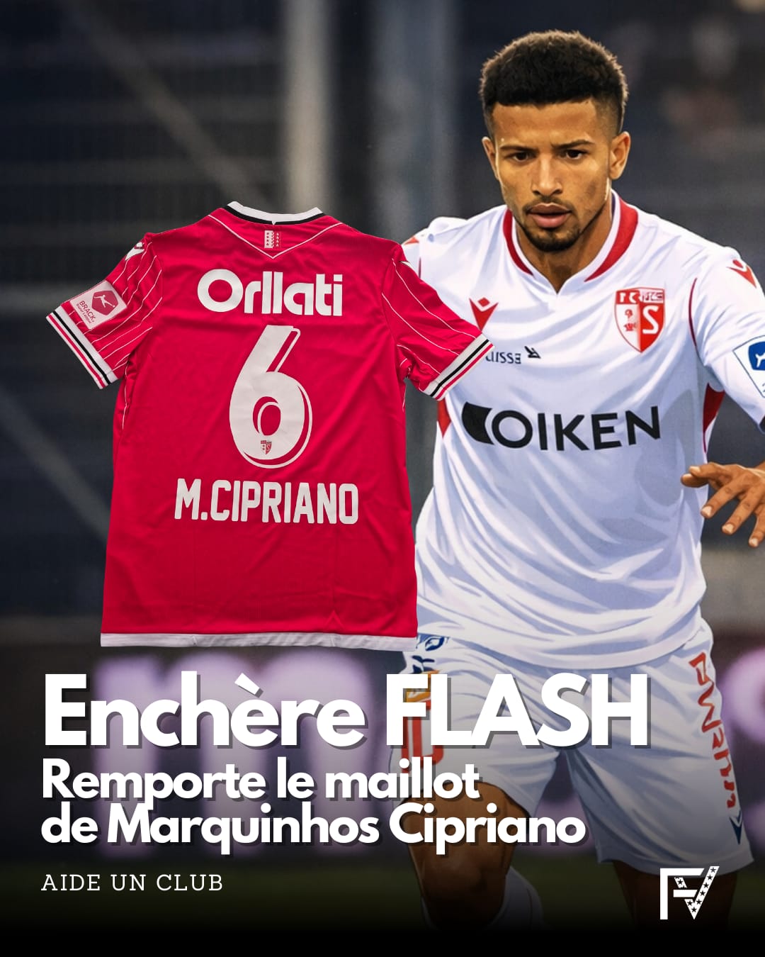L'association met en enchères le maillot de Marquinhos Cipriano. Pour miser et remporter le précieux sésame, rdv sur le site internet où tu pourras commenter pour placer ton enchère ! 🤝🏻
On profite pour remercier Marquinhos pour participer à ce projet qui permettra d'aider les clubs locaux.
Article complet sur notre site internet 💻
𝗙𝗩 🔴⚪⚽
#footballvalaisan #encheres #auction #aideunclub #marquinhoscipriano