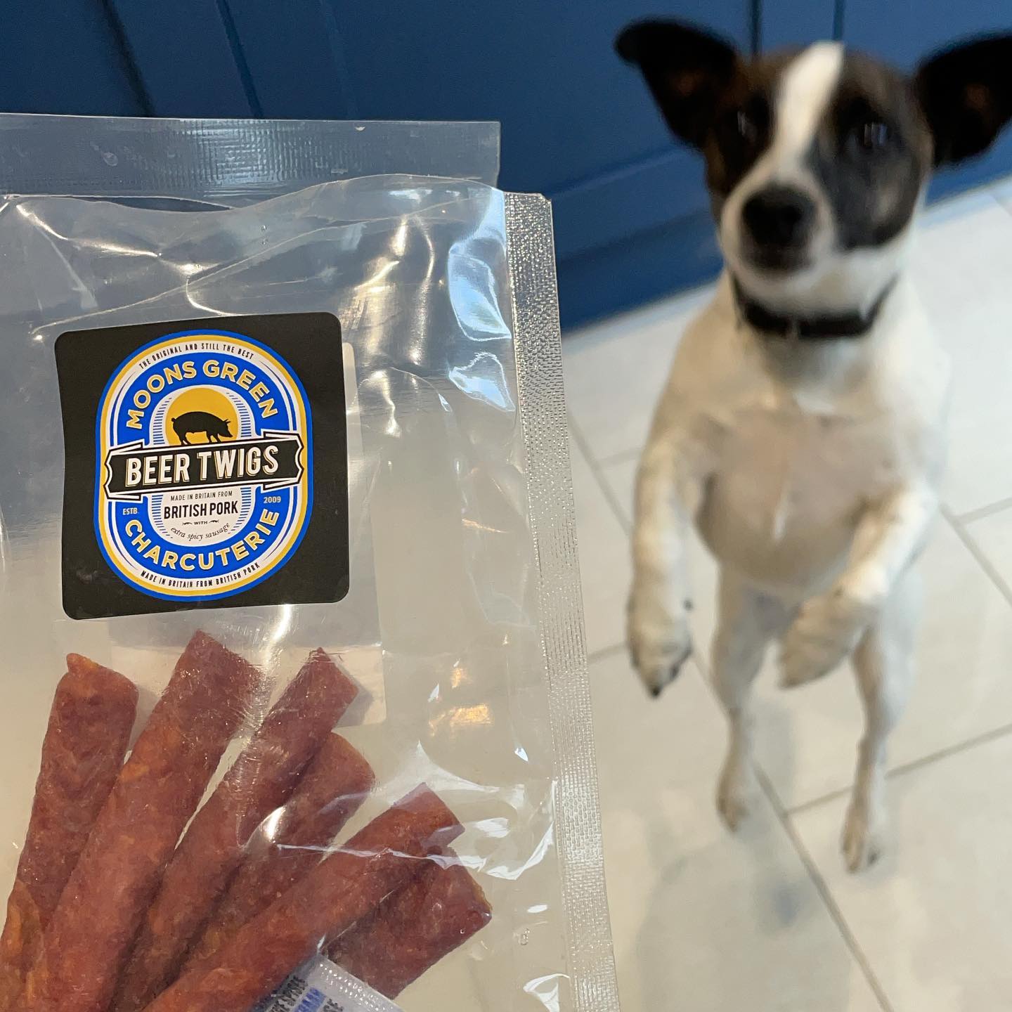 An excellent product! Well worth a try. Going down really well with a Friday night beer! @moonsgreencharcuterie #supportlocal #imnotsharingwiththedog