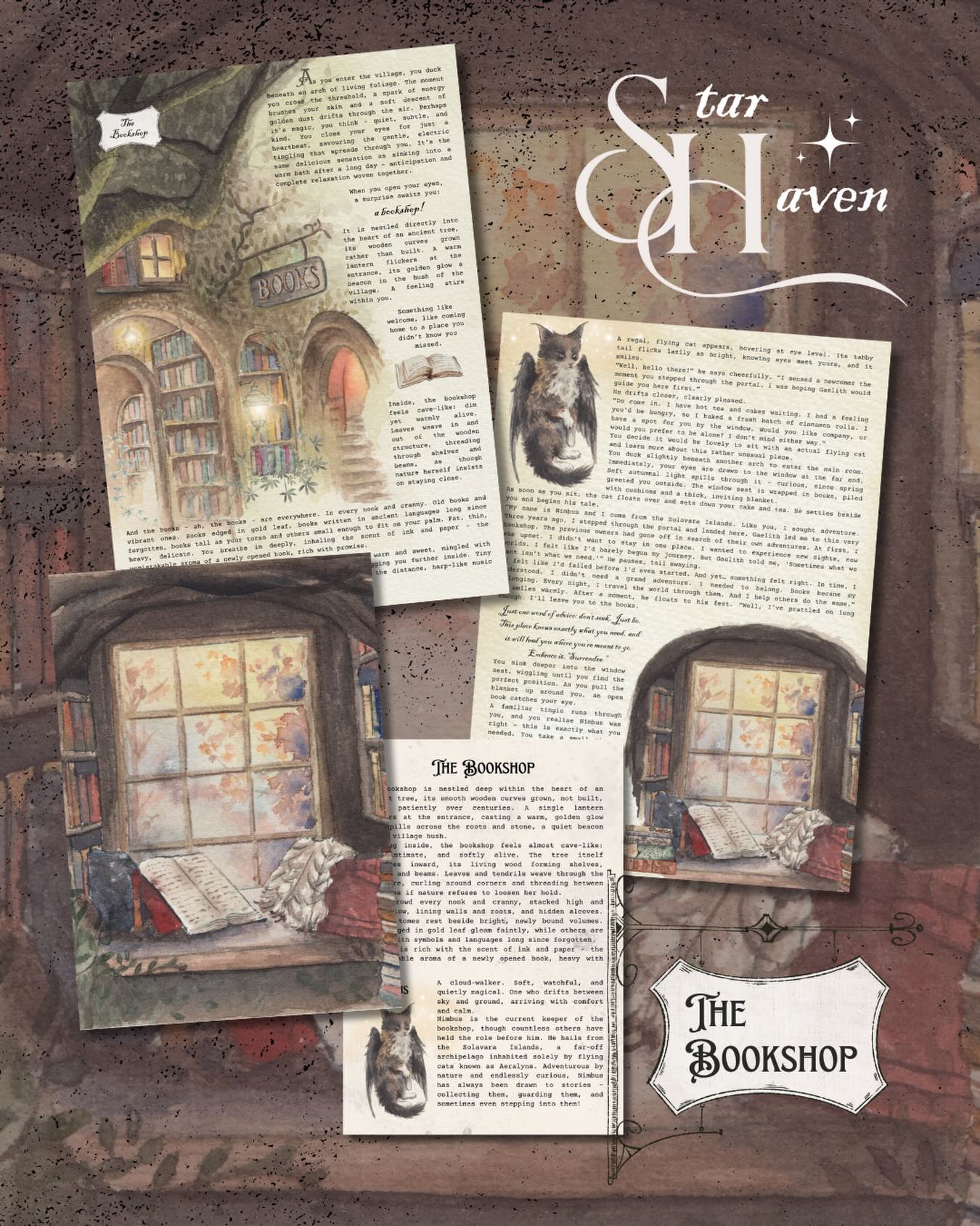 As you enter the village, you duck beneath an arch of living foliage. The moment you cross the threshold, a spark of energy brushes your skin and a soft descent of golden dust drifts through the air. Perhaps it’s magic, you think - quiet, subtle, and kind. You close your eyes for just a heartbeat, savouring the gentle, electric tingling that spreads through you. When you open your eyes, a surprise awaits you:
Read this month’s story only on Patreon! Xx
#patreoncreator #cosyfantasy #fantasystoriesandart #homeschoolingresources #magicaladventure