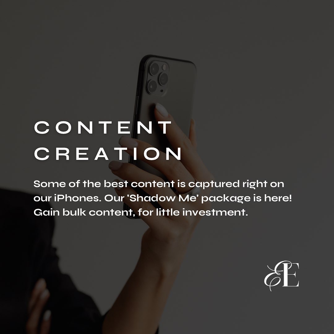 Yep thatâs right - Our 'Shadow Me' package gains you MONTHS worth of content to be used and re-purposed for Instagram reels, stories, feed posts & cross share ability for TikTok!
This will help you to stay consistent with your posting by having it all readily available on your iPhone or Android.
Ideal for: service providers, influencers, business or personal events, 'behind the scenes' on photo shoots etc.
Contact Us today to obtain a quote - Full inclusions list on our website!
â˘
â˘
#socialmediamanager #socialmediaagency #iphonephotography #socialmediamarketingagency #contentcreation #websitedesigner #webdesign #UGCcreator #UGCcontent #womeninbusiness #evolvingempires