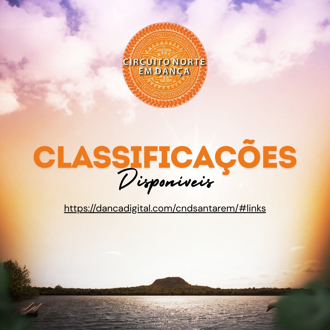 🌟CLASSIFICAÇÕES DISPONÍVEIS CND SANTARÉM
🔗Link para acesso:
https://dancadigital.com/cndsantarem/#links
Parabéns a todos!
