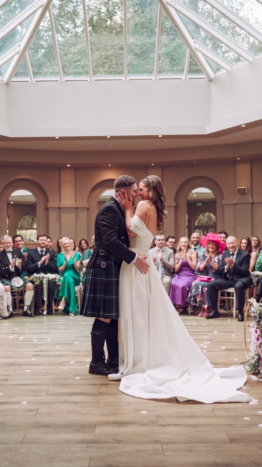 Kirstin ⚡️ Lewis / #tbt
.
.
.
.
.
@kiki.wilson_ @pimmstimms
Venue // @theorangerymaidstone
MAU // @themakeupandhairbar
Band / @bigsmokebrassuk