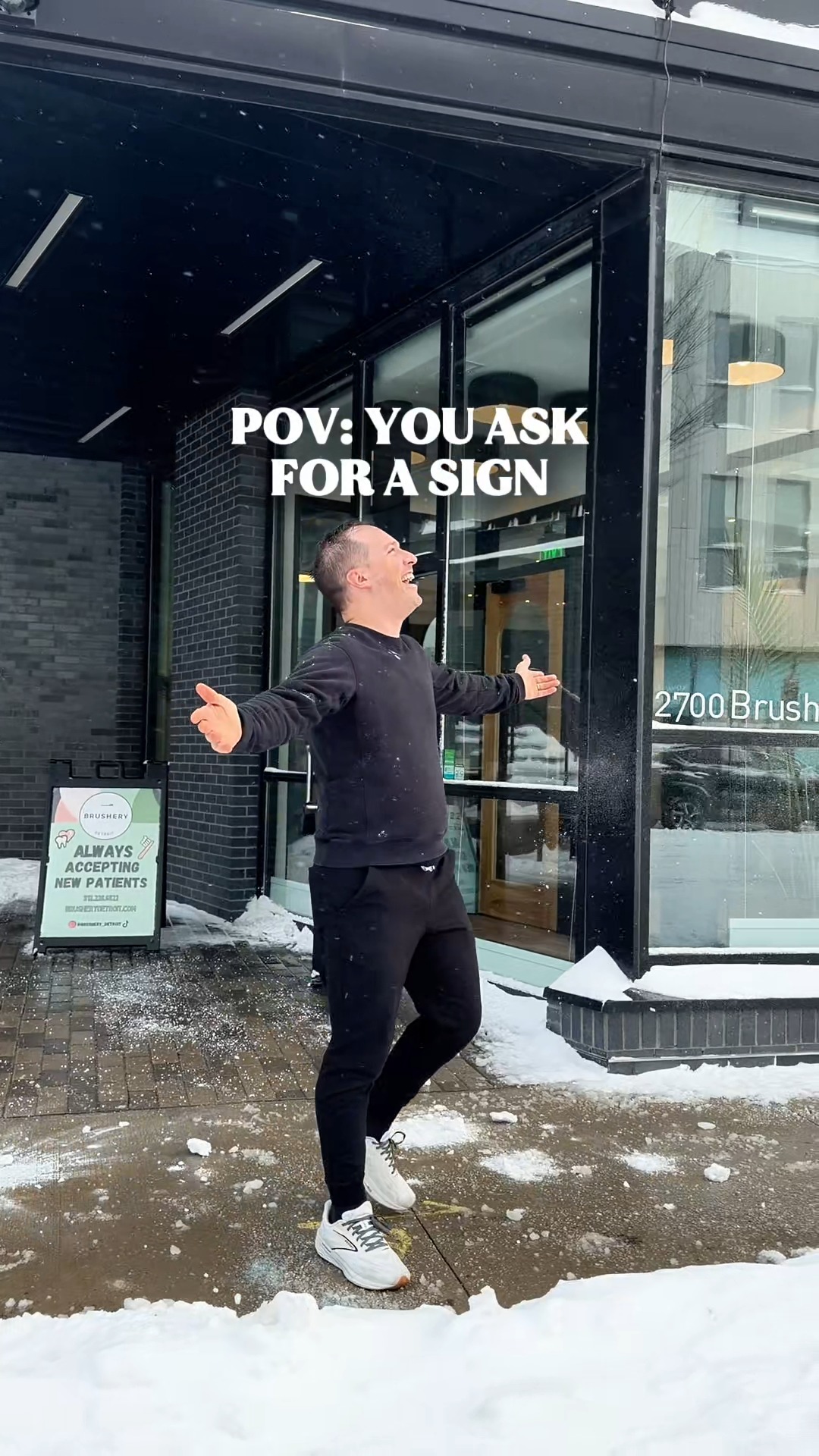 When the clouds start calling you out 🦷☁️