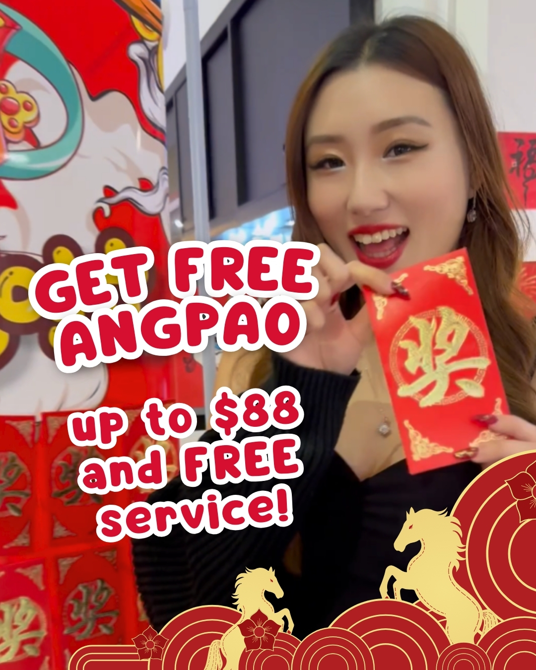 🧧✨ DRAW YOUR HUAT THIS CNY! ✨🧧
Watch our customers try their luck and pick their angpaos 👀🍊 Every draw = a guaranteed prize!
📅 6 February – 28 February 2026
What’s inside? 👀
🧧 Credits from $8 to $88 (stackable 👀)
💖 FREE Eyelash Extensions
✨ FREE Collagen Lash Lift & Tint
Stock up, get pretty, and let the good luck roll in this new year! 🍊🧧
#perkylash