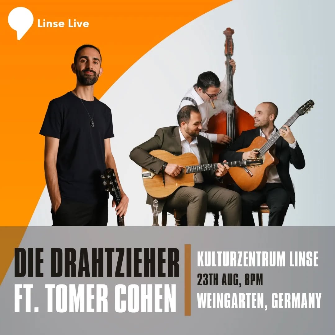 🇩🇪 Weingarten, Germany!
Can't wait to join @die_drahtzieher for a concert on August 23rd.
We'll be playing music from our upcoming project and album.
Hope to see you there!