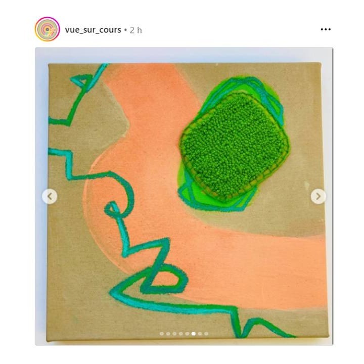 A voir jusqu'à la fin du mois à @vue_sur_cours Narbonne
#newpainting #textil #embroderyart #comtemporaryart #contemporarypainter #kunstgalerie #violenceagainstwomen #femaleartist #künstlerin #textileartist #textileart #occitanie #embroiderydesign #narbonne #vuesurcoursgalerie #tufting #embroiderycontemporary