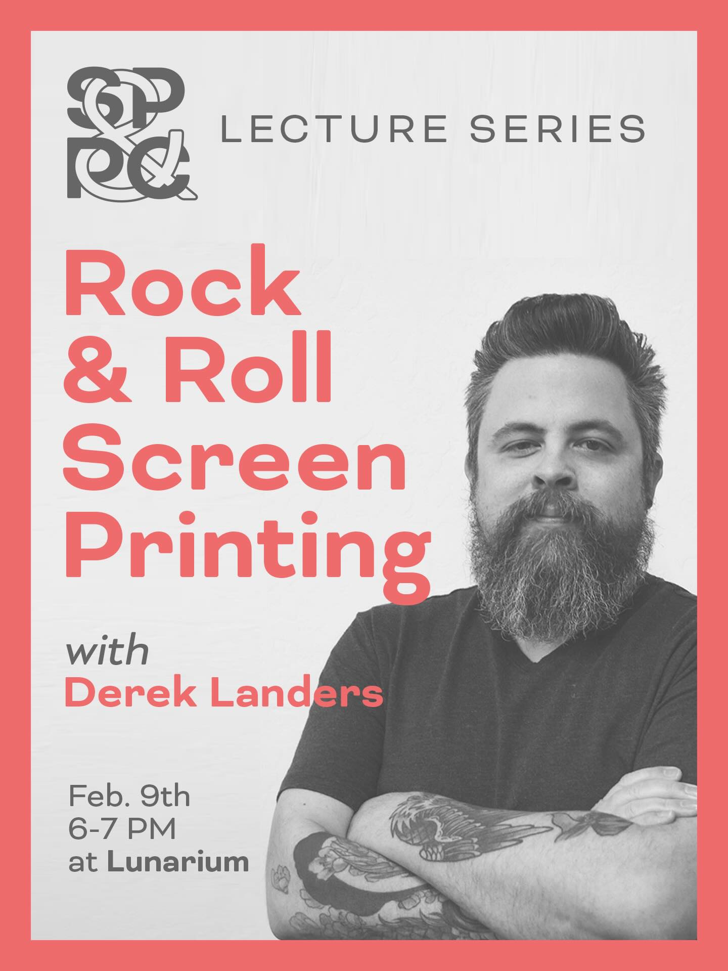 Introducing the Spokane Print & Publishing Center Lecture Series, kicking off with “Rock & Roll Screen Printing with Derek Landers”. Come hear about how a love of music and art lead to a career designing and printing gig posters! We’ll discuss the basics of screen printing, look at examples, and tell tales of working with music acts big and small (plus a few that got away)! Hosted at @lunarium.spokane February 19th from 6-7 pm - attendance is free but space is limited so get your ticket now (link in bio)! #screenprinting #spokanedesign