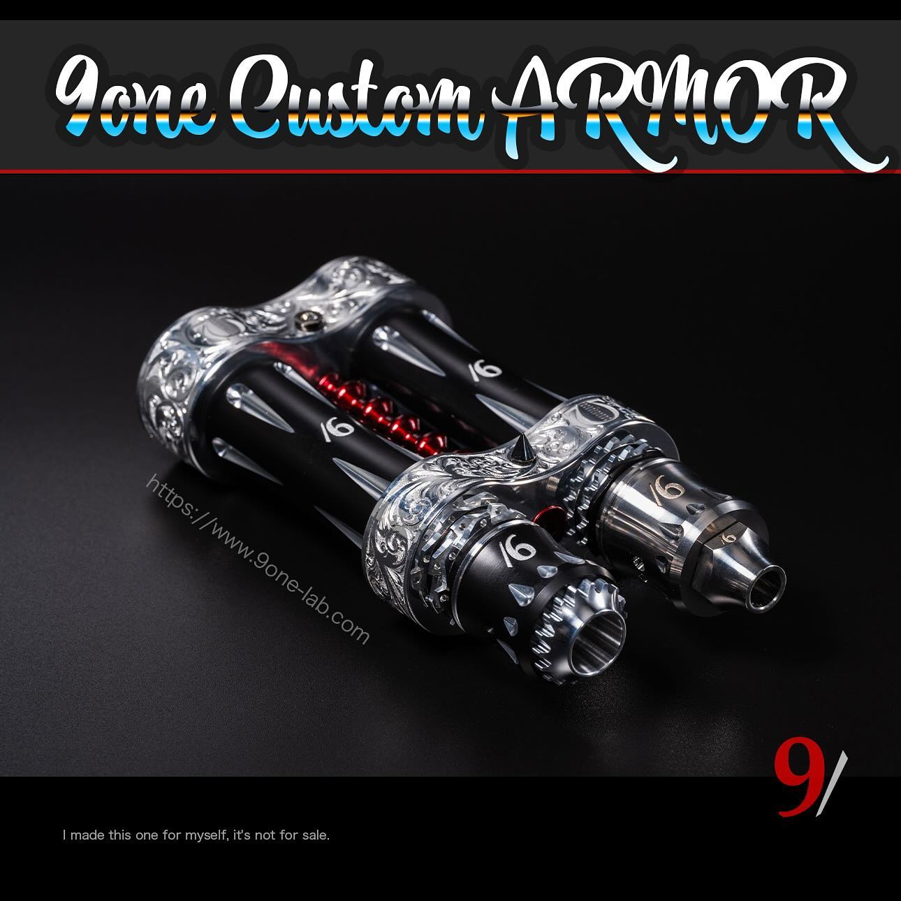 ☕️
🤩ARMOR Custom🤩
撮影用にスイッチ部分もアトマイザー仕様になってます。
(これでは使用できません😅)
~~~~~~~~~~~~~~~~~~~~~~~
You can now order from 9one overseas.
No knowledge of Japanese is needed because we'll handle everything, with answers for any questions you might have in your language.
Please check out my shop.
https://minne.com/9one
~~~~~~~~~~~~~~~~~~~~~~~
#9onelab #mechanicalmod #mechmod #vapecommunity #instavape #ejuice #eliquid #highendmods #handcheck #メカニカルモッド #電子たばこ