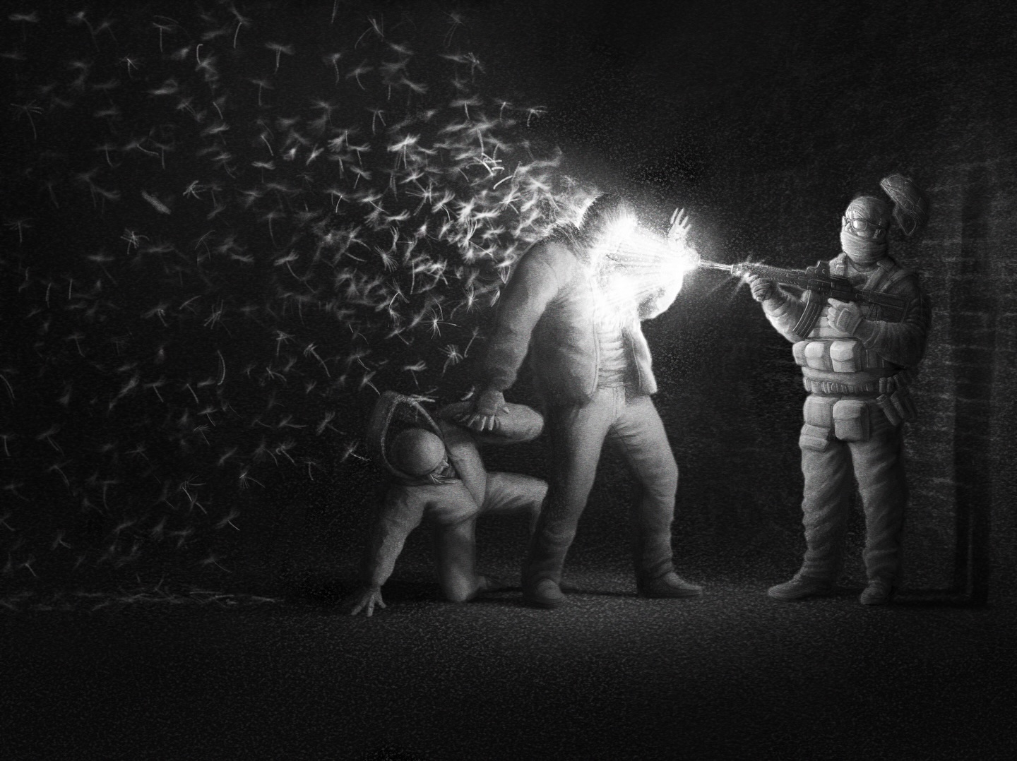 "Heart Seeds"
A handmade illustration inspired by the courage, love and sacrifice of those who fall in the struggle for a kinder world. Like beautiful dandelions in the wind, their lives becomes seeds that are carried far, and where they fall new life will grow.
"They thought they buried you, but what they did was bury a seed." - Nicaraguan poet Ernesto Cardenas in an epitaph for his friend Adolfo Báez Bone, who passed during an organized attempt to overthrow the tyrant in power.
"You can cut all the flowers but you cannot keep spring from coming" - Pablo Neruda