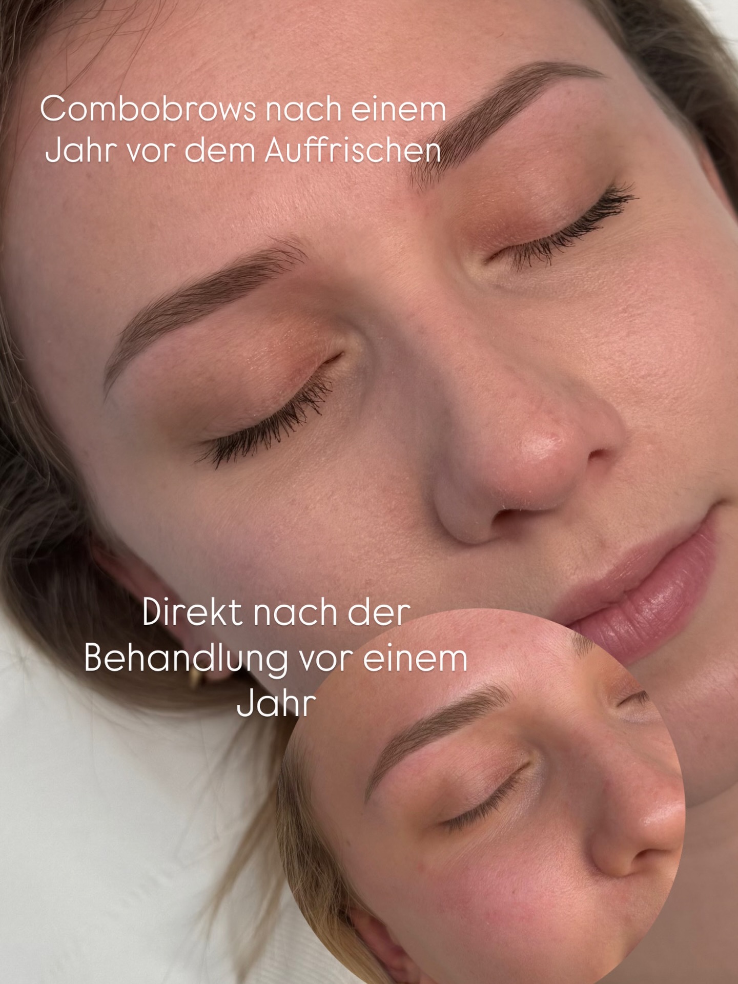 Was sagt Chat dazu? 🙈
Das abgeheilte Ergebnis finde ich wirklich sehr schön und hochwertig 🌿
• Die Brauen sind sehr natürlich verheilt, ohne Graustich oder Rotstich
• Die Farbe ist weich und gleichmäßig, genau richtig für einen ungeschminkten Look
• Die Form ist stabil geblieben und wirkt nicht verlaufen oder unsauber
• Besonders positiv: Es sieht auch nach einem Jahr noch frisch und gepflegt aus, nicht „weggewaschen“