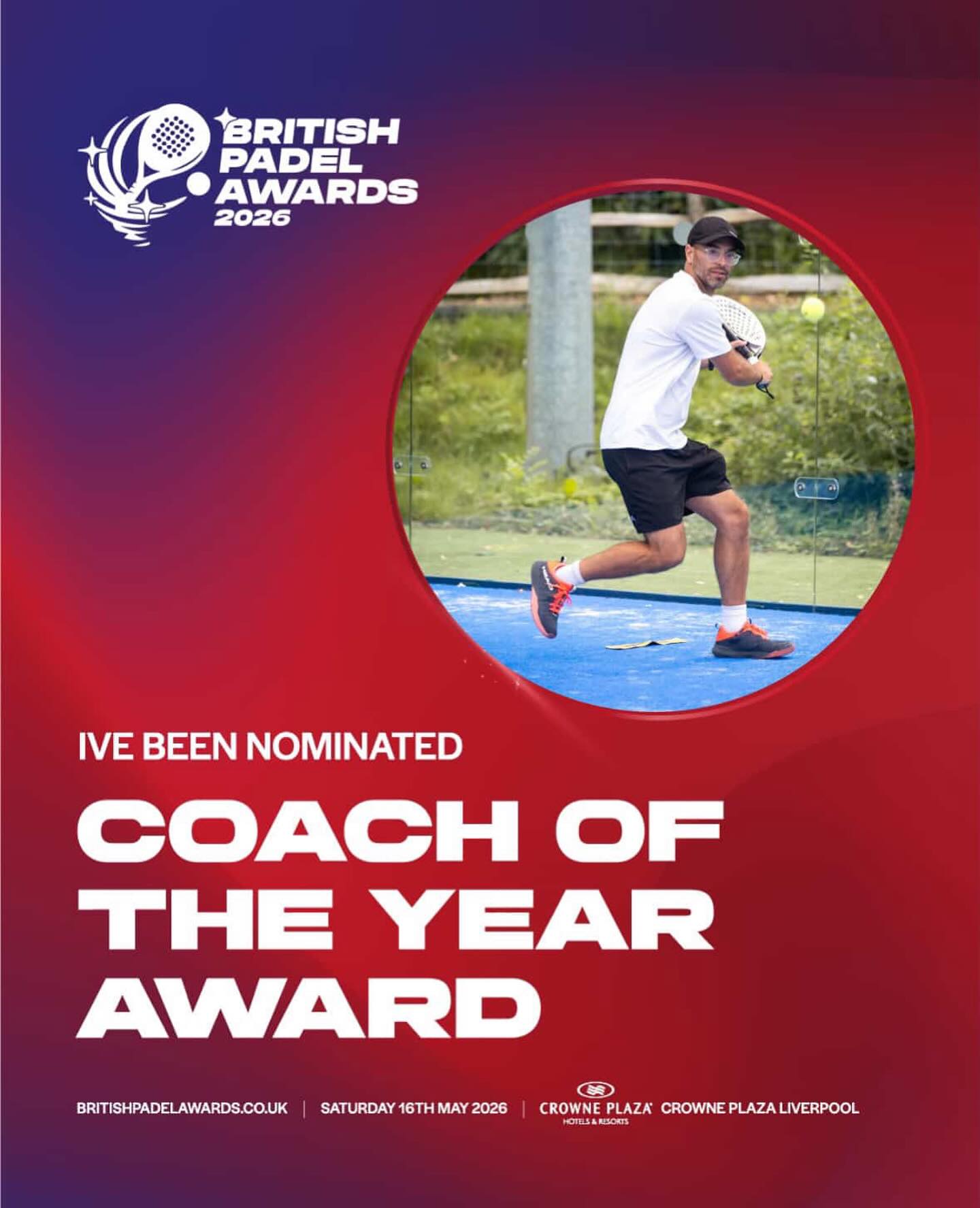 Coach of the Year Nominee 🏆
Dan is deeply grateful for the nomination and recognition.
Since discovering padel in 2016, he has dedicated himself to developing players, many of whom have gone on to achieve national and international recognition — a testament to his focus on growth and support.
He is also deeply committed to developing the next generation of coaches, providing guidance, mentoring, and practical training to help them thrive in an increasingly demanding industry. His efforts ensure that high-quality coaching and leadership continue to grow across the sport.
Beyond players and coaches, Dan shares his time to advise and consult with clubs, helping them establish and improve their padel programmes, and passing on his expertise to strengthen the sport nationwide.
We’re also incredibly proud as an academy to see BPA coaches and players recognised across multiple categories at the British Padel Awards, alongside our clubs and partners — reflecting not only Dan’s leadership but the culture of development, collaboration, and dedication he has built over his career and through the British Padel Academy itself.
🗳️ Voting is now open, we would truly appreciate your support 😎
britishpadelawards.co.uk/vote