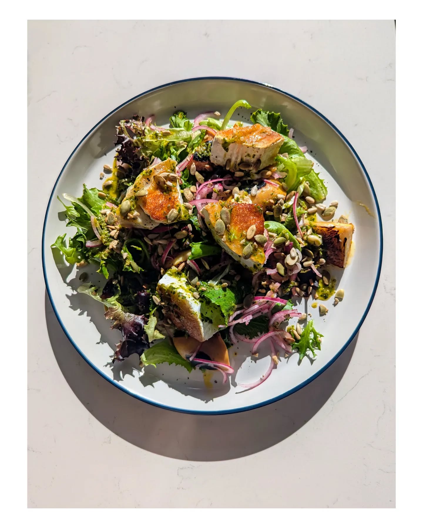 Lunch time calls for goats cheese..
We've got some delicious French goats cheese in at the moment, thanks to our cheese loving shop girls! They've been ordering some new cheeses to try out!
This one is definitely a winner..
What's your favourite?
Eigg Shop x