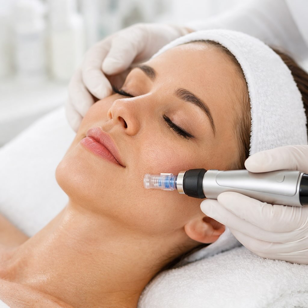 ✨ Dermapen Microneedling ✨
Ready to level up your skin? Dermapen microneedling is a powerful treatment that stimulates collagen production and improves skin texture from within.
✔️ Reduces fine lines & wrinkles
✔️ Improves acne scars & pigmentation
✔️ Refines pores
✔️ Boosts skin firmness & glow
This treatment is perfect if you’re looking for real results and healthier, smoother skin over time.
📍 Available now at the salon
📩 DM to book or for more info
Your skin, but better ✨