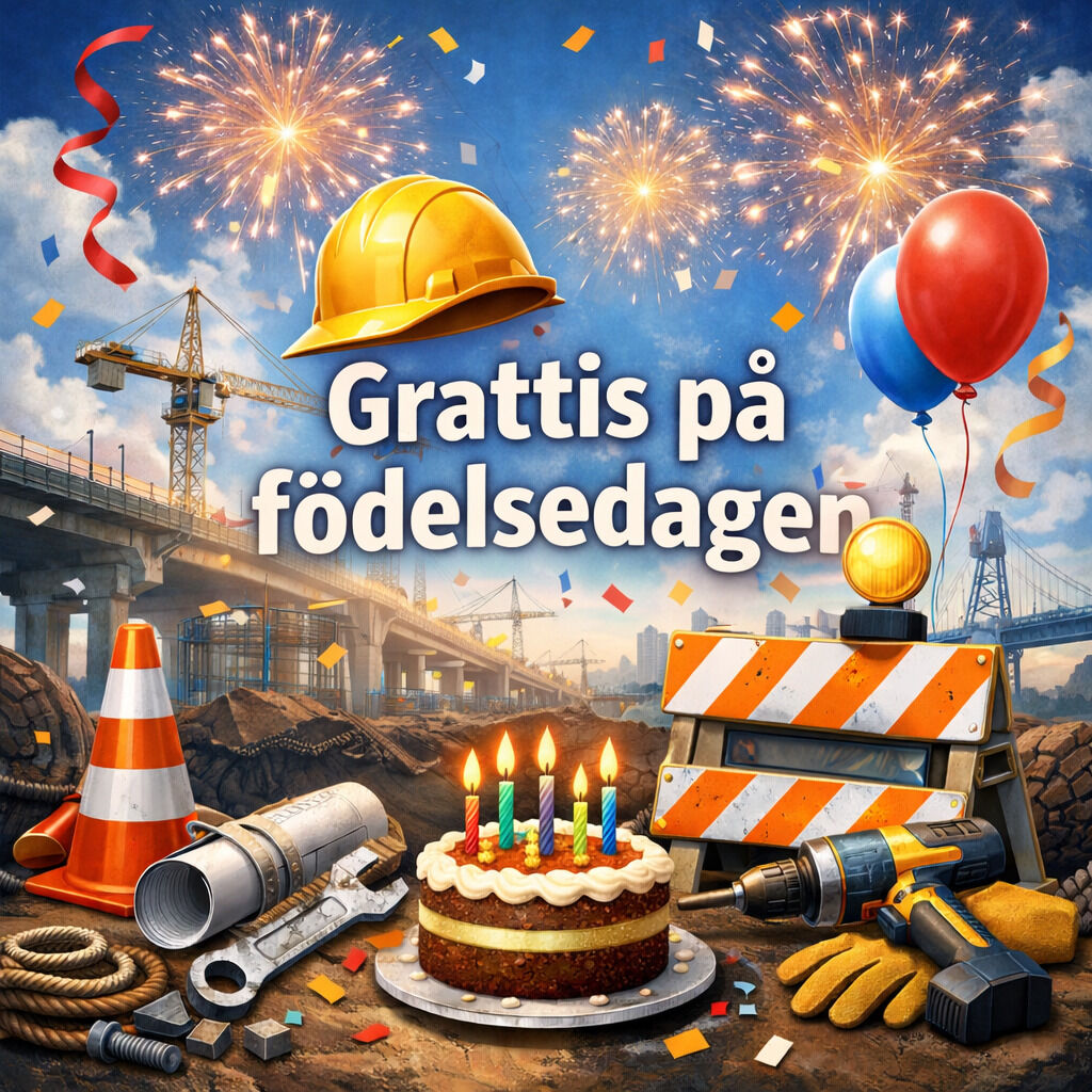 🎉🎂 Stort grattis på 40-årsdagen till vår egen platschef i Brolänk Väst Kenny! 🎂🎉
40 år ung, full av erfarenhet, och fortfarande snabbast ut på bygget när kaffet är klart ☕🚧
Du styr projekten med järnhand, men skrattar högst åt dina egna skämt – precis som en riktig ledare ska göra 😄👏🏼
Tack för ditt driv, ditt tålamod och din förmåga att alltid hitta en lösning… eller åtminstone någon annan att skylla på 😉🔧
Vi är verkligen tacksamma över att ha dig med i vårt team! 🙌🏼
Hoppas du firas ordentligt med tårta, skratt och en så bra dag att du nästan längtar efter att fylla 41! 🎂😉
Stort Grattis på 40-årsdagen! 🥳🫶🏻