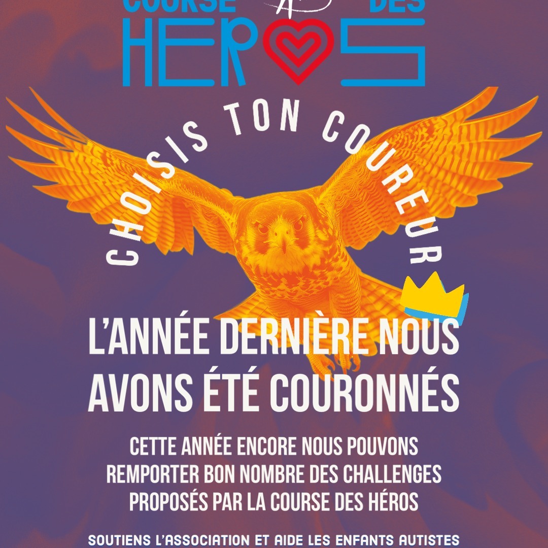 Comme chaque année nous sommes fidèles au poste ! La Course des Héros à recommencé et il te suffit d'aller sur le lien en story pour choisir le ou la coureur.e que tu veux soutenir. Pour nous aider à obtenir notre dossard, il te suffit de faire un don du montant de ton choix. Dès que nous atteignons les 250 euros, nous avons notre dossard.
Mais notre mission ne s'arrête pas là !
En effet, nous avons une sommes à atteindre pour remporter notre challenge. Il nous faut donc collecter plus de 250 euros ! alors n'hésite pas à partager la fiche de ton ou ta coureur.e pour multiplier nos chances.
#Course #association #handicap #autisme #autiste