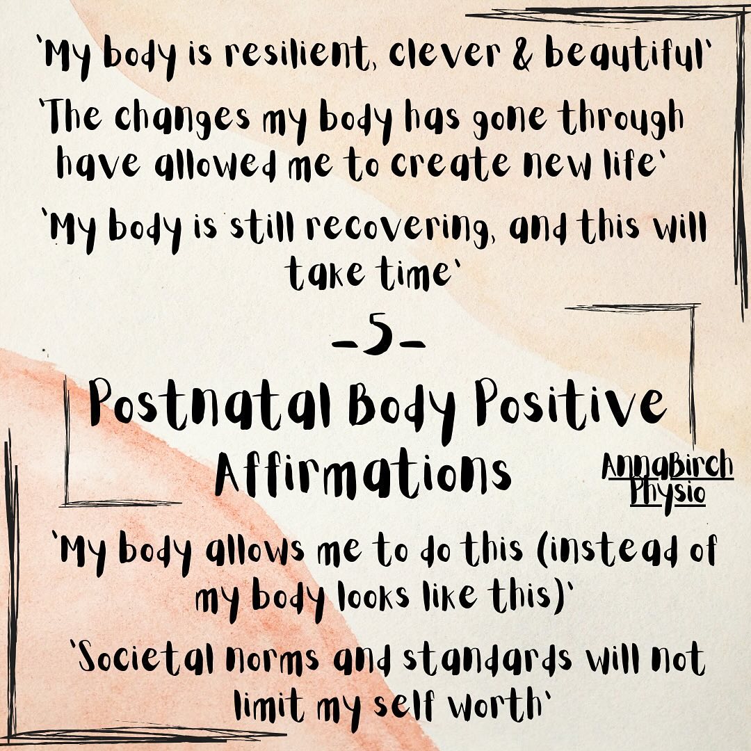 5 ideas to keep in mind if you are struggling with body image postnatally ❤️…