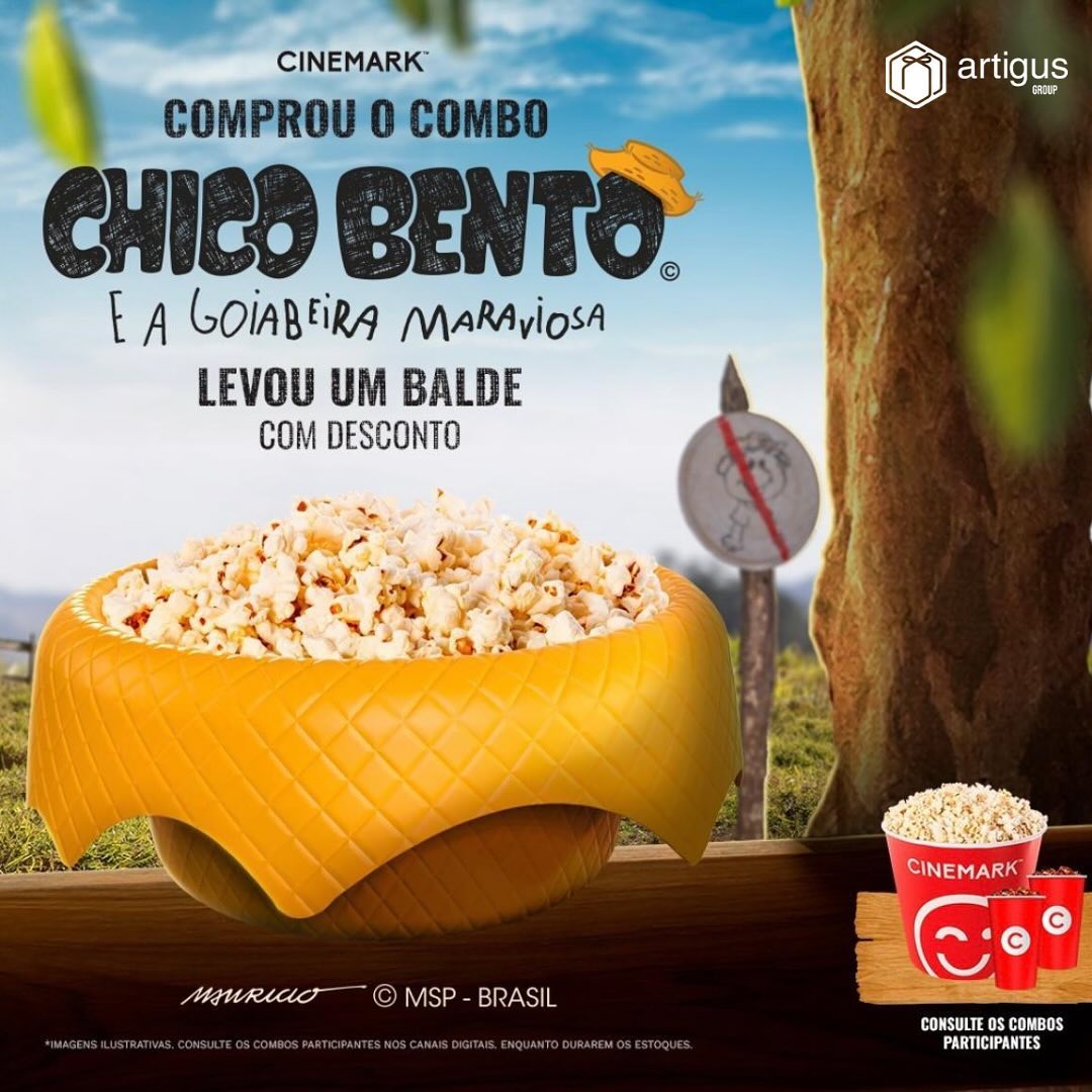 Uma novidade maraviosa acabou de chegar diretamente da Vila Abobrinha, o balde exclusivo de Chico Bento. 🍿👨🏻🌾
Mais uma produção Artigus Group.
Para orçamentos consulte o nosso comercial (11) 97092-1209📲
#artigusgroup #artigus #produtos #mkt #cinemark